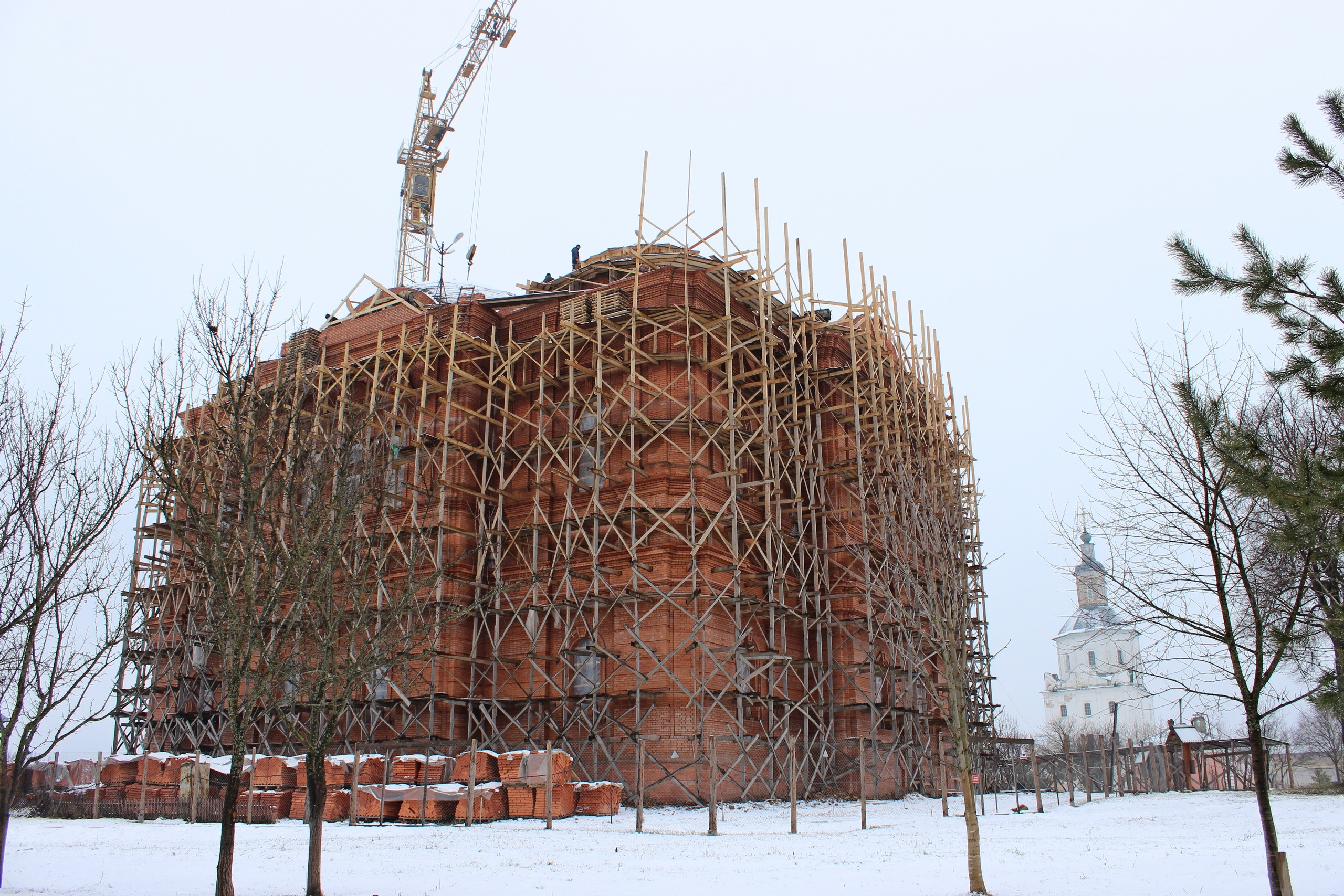 Свенский монастырь строительство