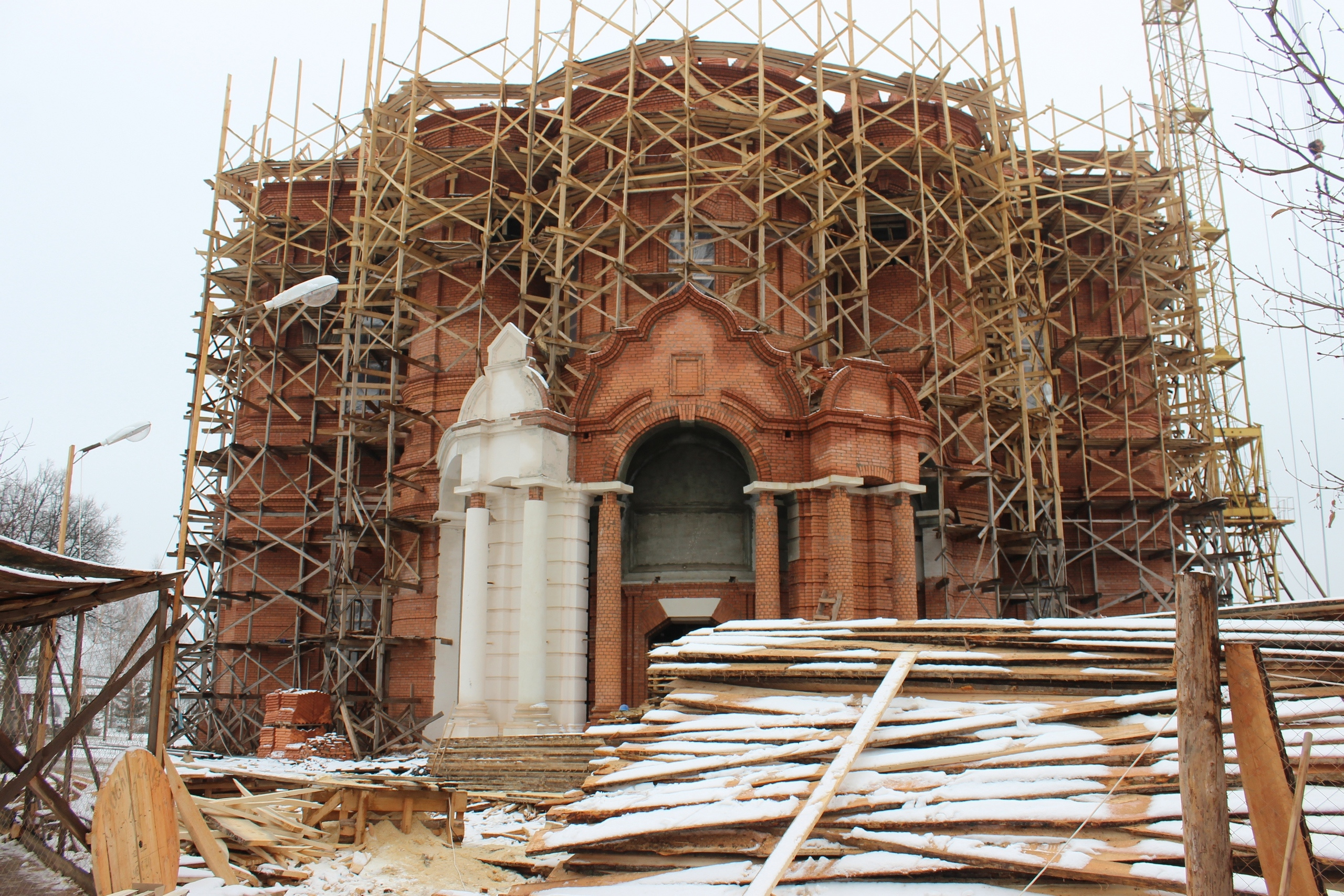 Свенский монастырь строительство