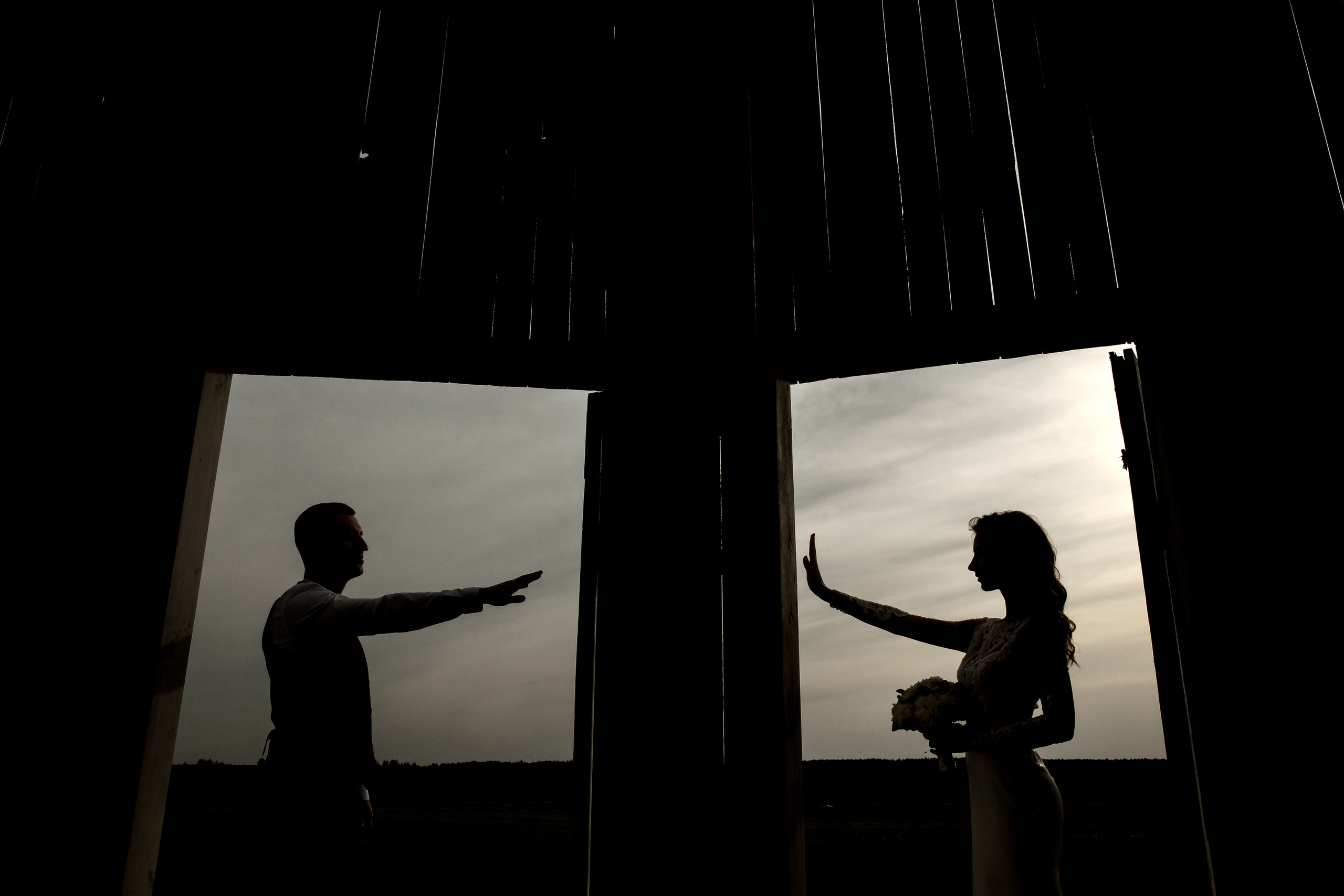 Свадебная прогулка Максима и Алены. Свадебный фотограф Колесников Антон