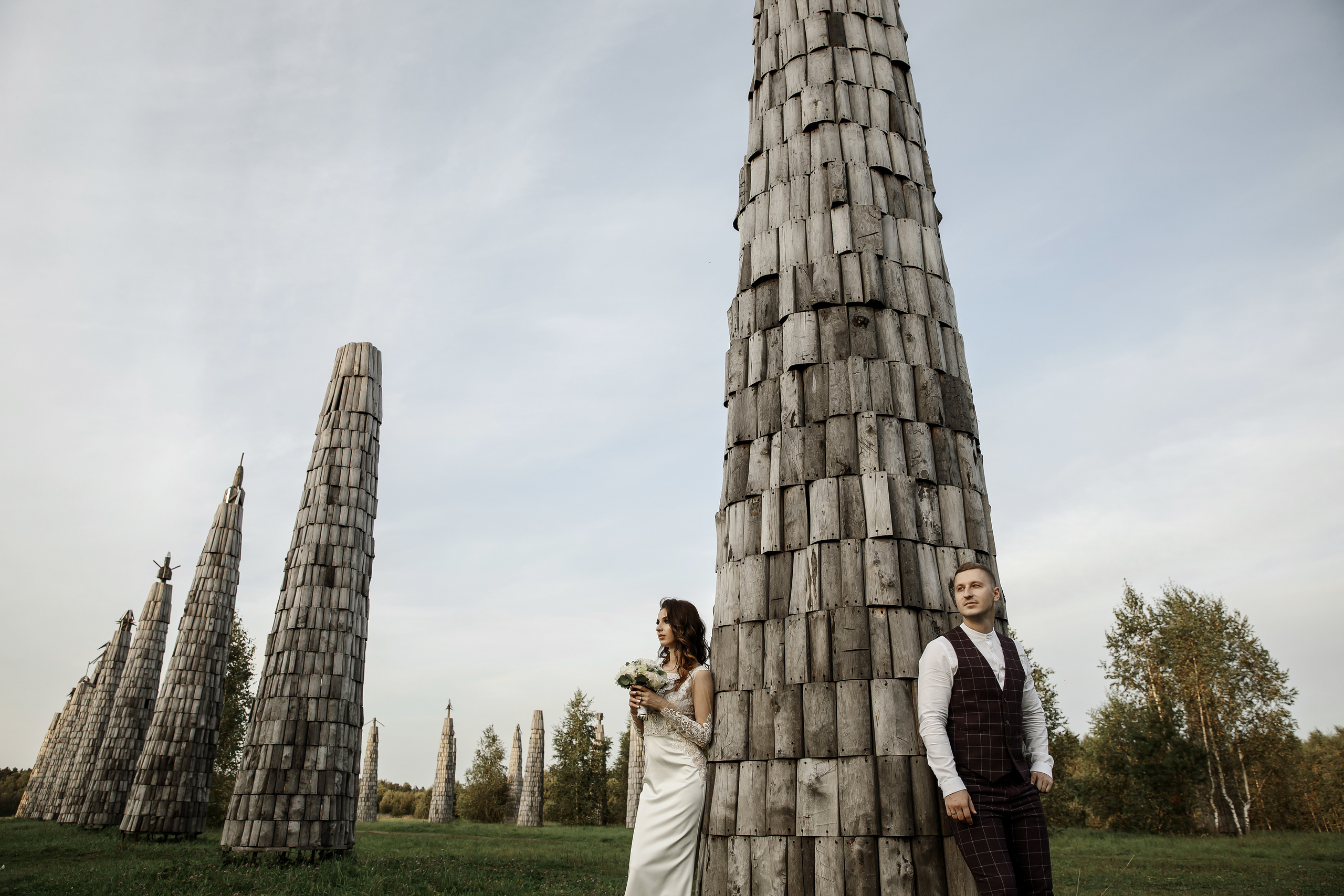Свадебная прогулка Максима и Алены. Свадебный фотограф Колесников Антон