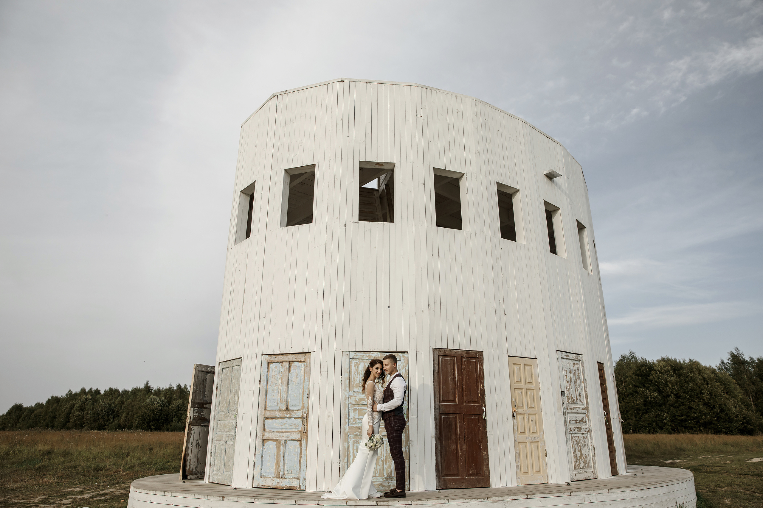 Свадебная прогулка Максима и Алены. Свадебный фотограф Колесников Антон