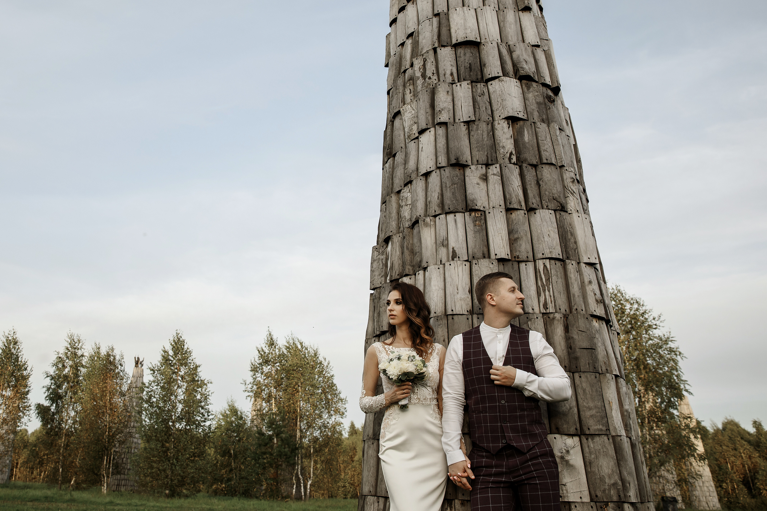 Свадебная прогулка Максима и Алены. Свадебный фотограф Колесников Антон