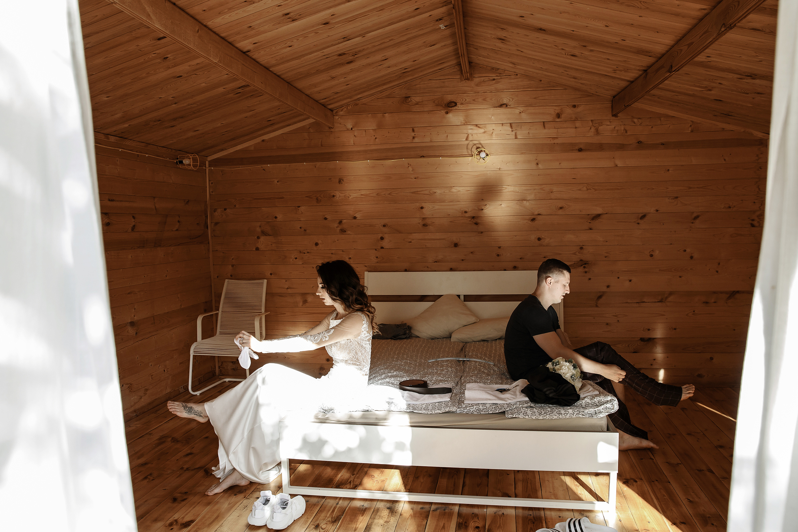 Свадебная прогулка Максима и Алены. Свадебный фотограф Колесников Антон