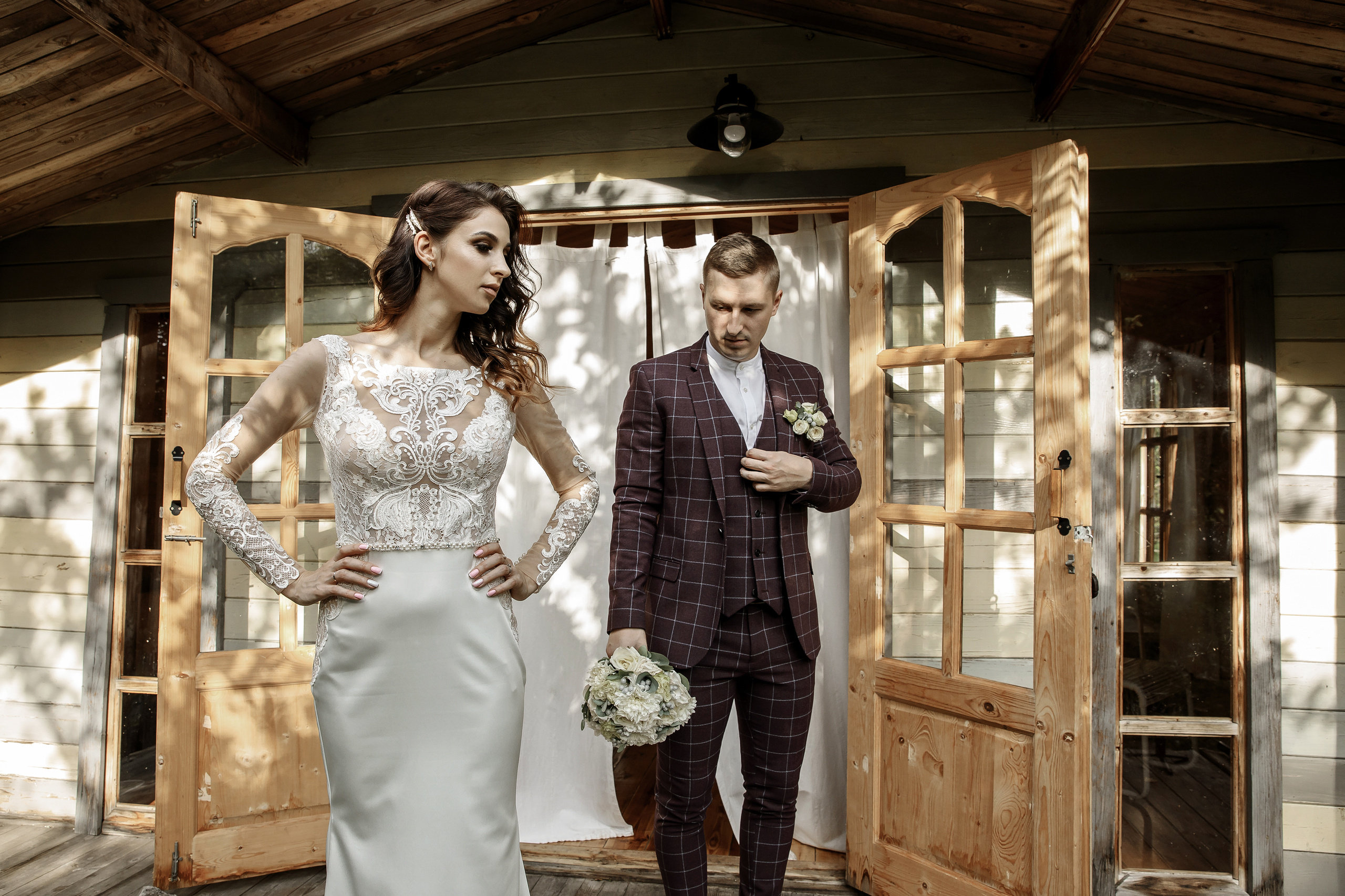 Свадебная прогулка Максима и Алены. Свадебный фотограф Колесников Антон