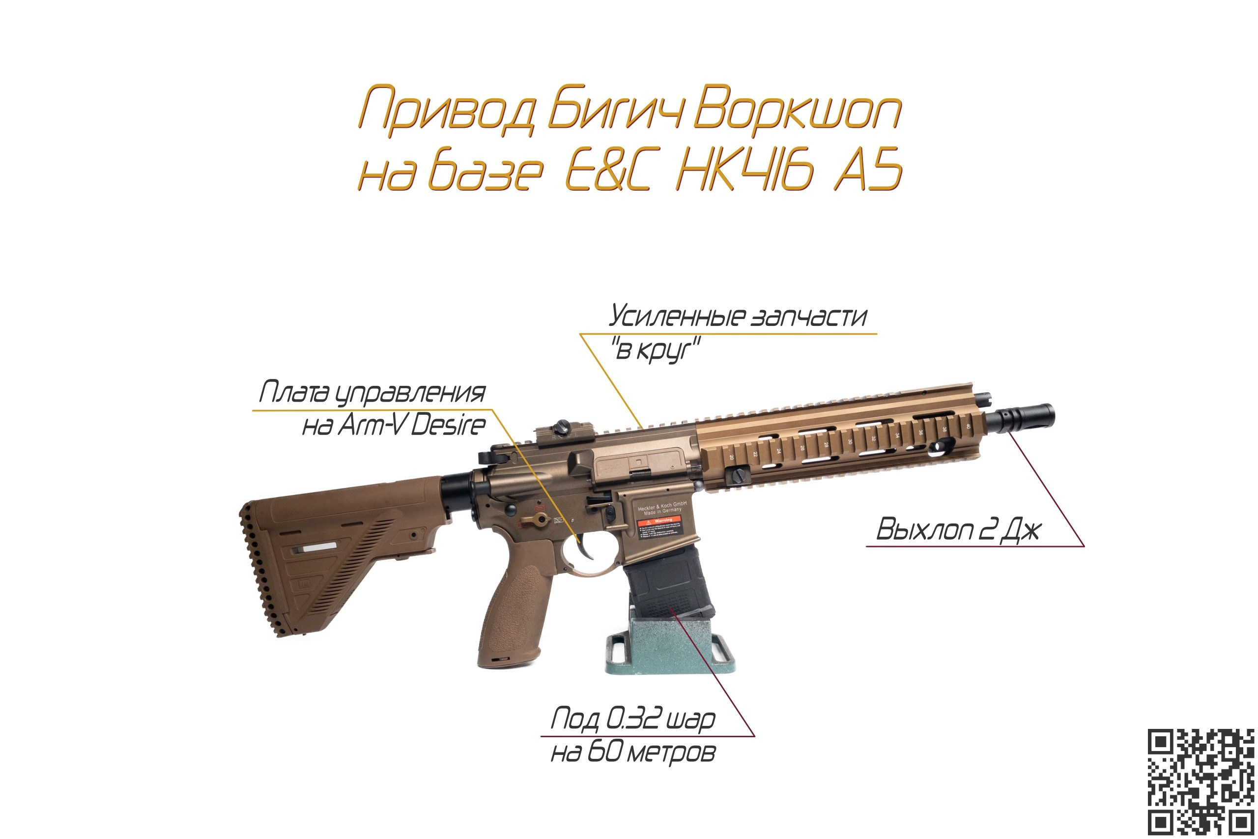 Страйкбольные автоматы в тюнинге купить в Москве. Страйкбольная мастерская Бигич Воркшоп