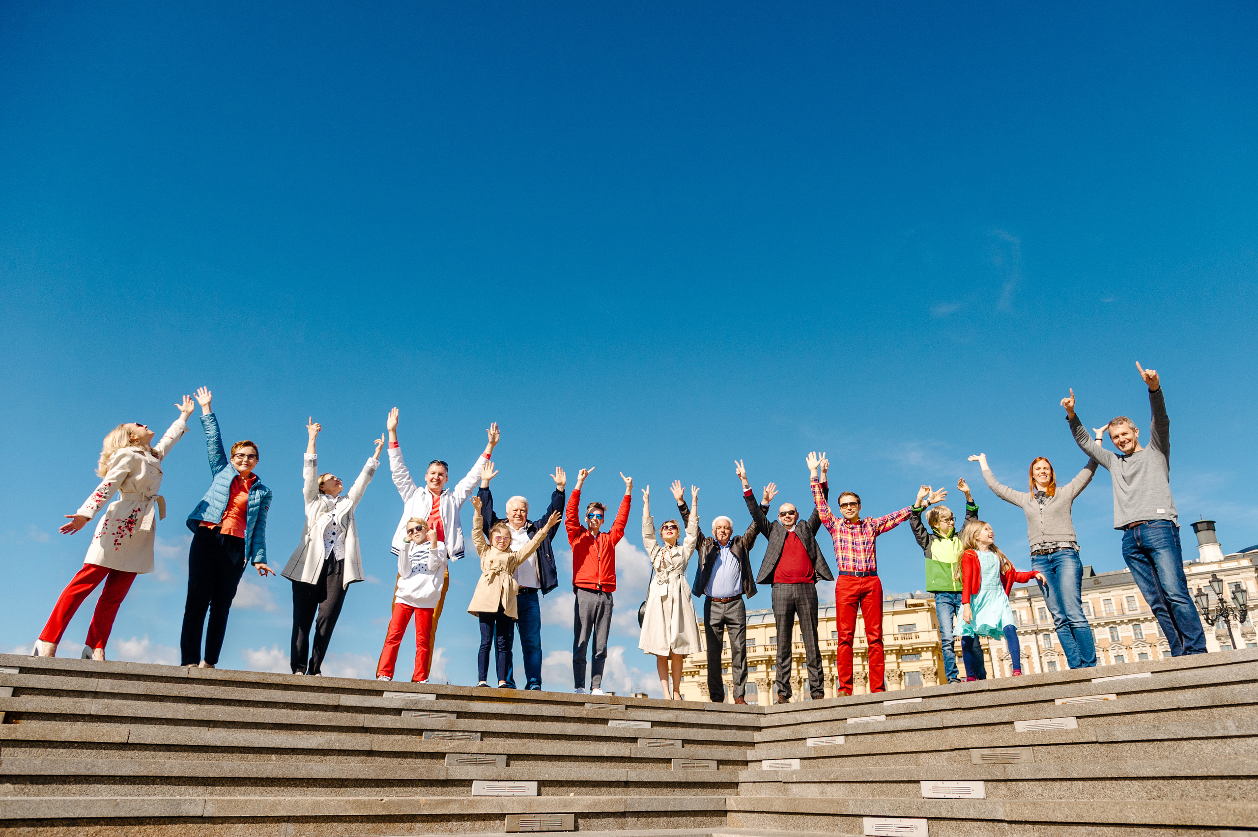 Вечерняя фотопрогулка в закатных лучах. Семейный фотограф в Москве Елена Снегирева