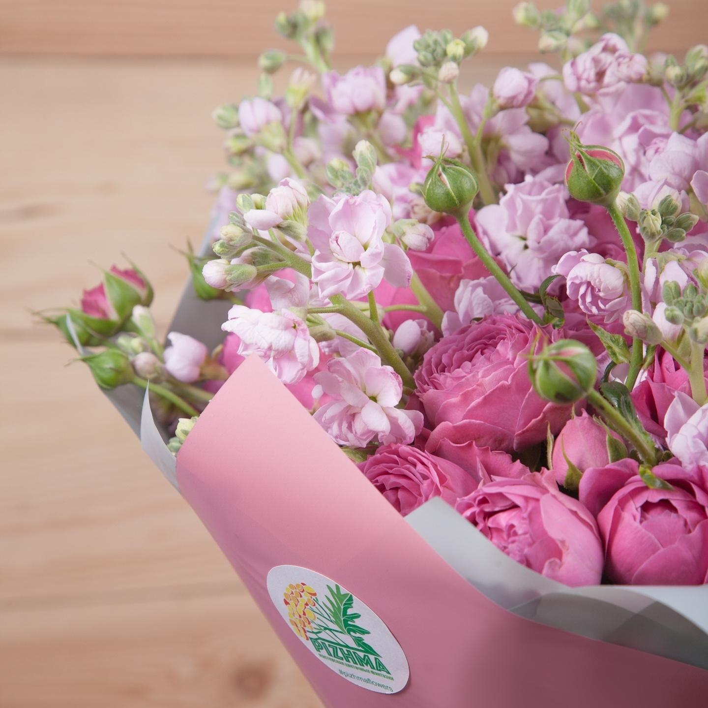 Букет с пионовидными розами. Флорист Маргарита Гладкова