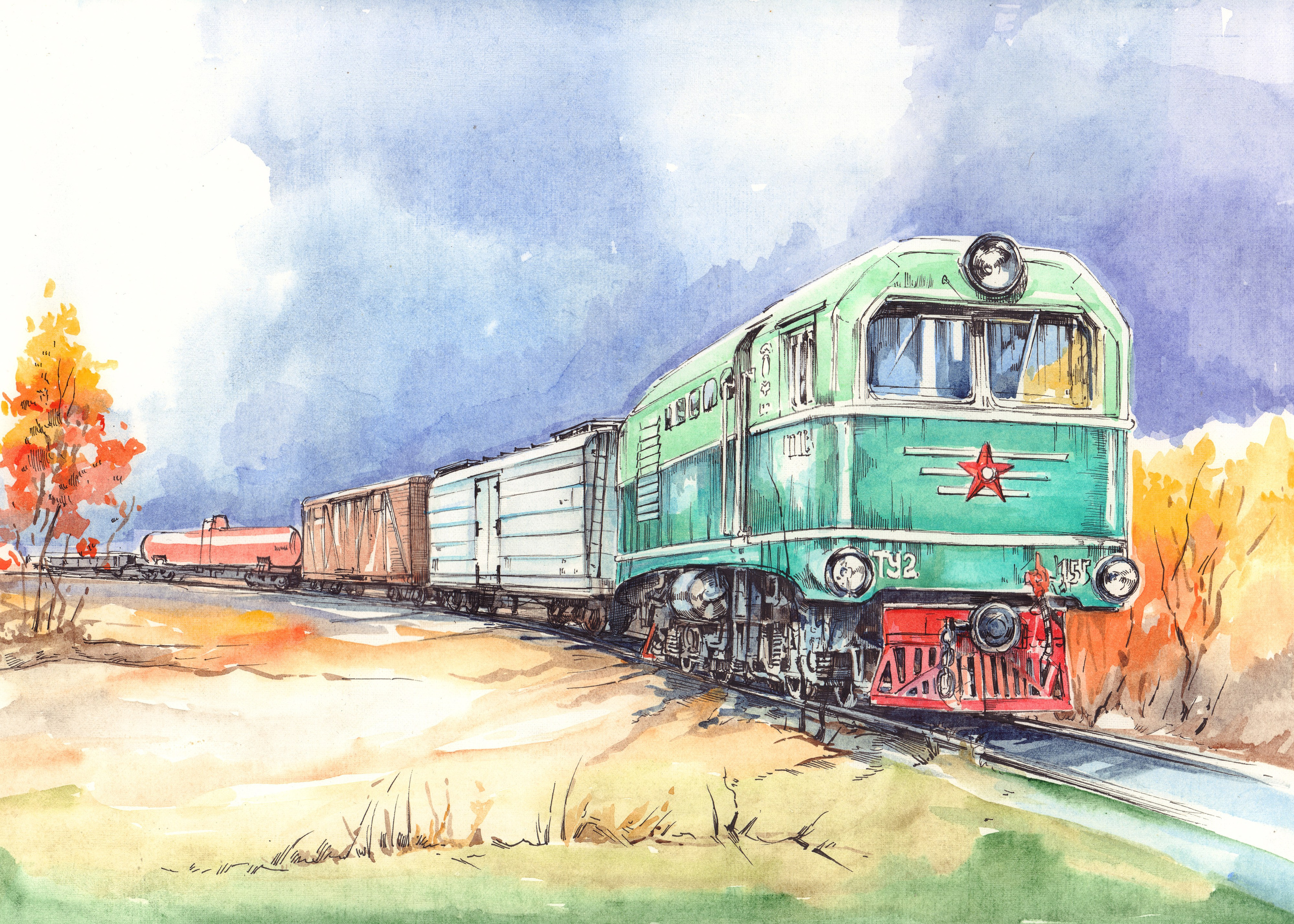 Контакты. Художник Александр Петрунин