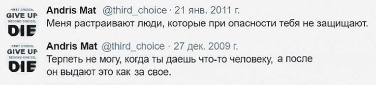 Twitter. ХРОНИКИ ХРОНОСА