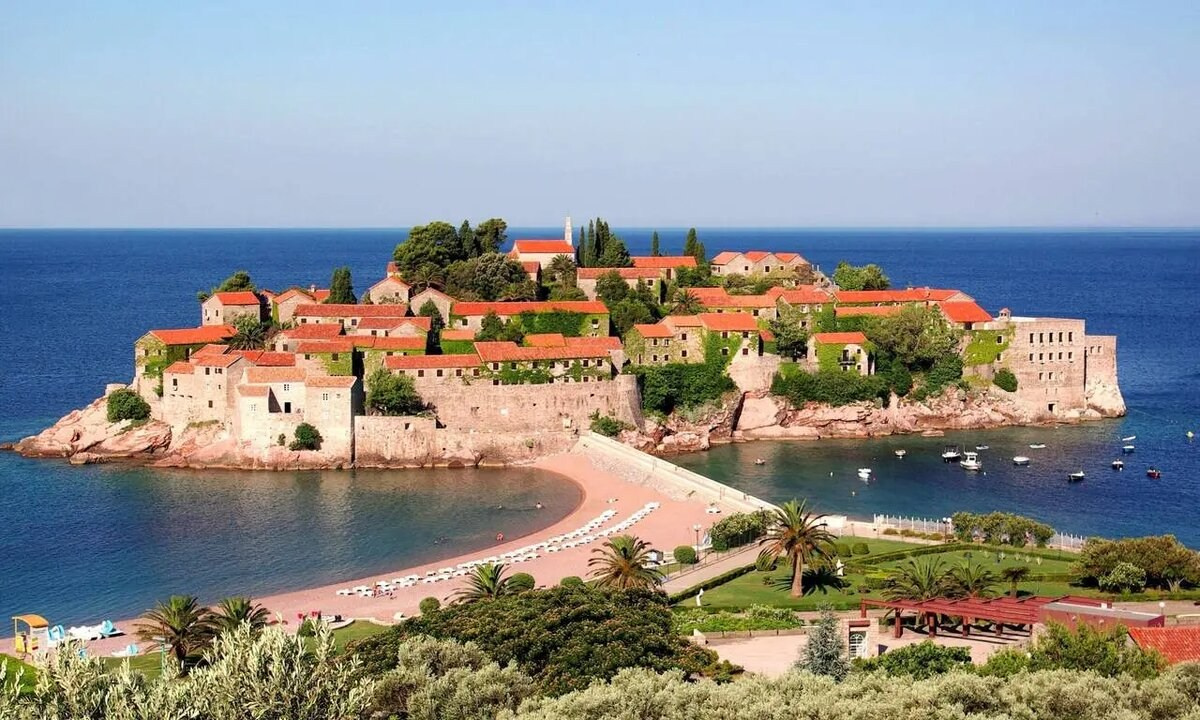 Photo shoot in the Svete Stefan