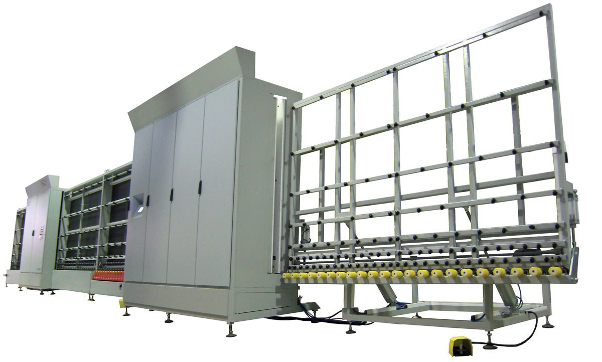 GMT Machin Панельная линия мойки и сборки стеклопакетов с 6-ю щетками