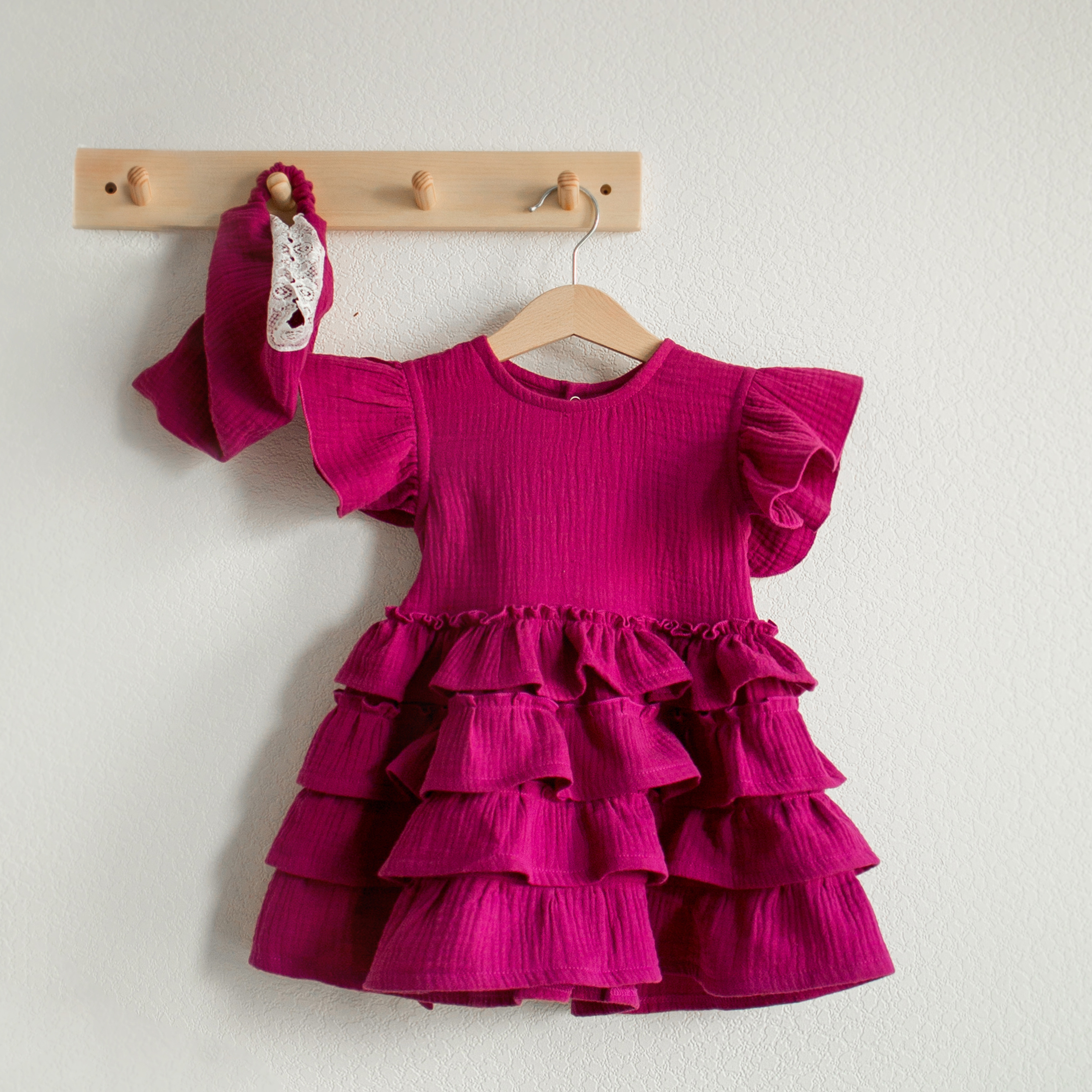 001 Платье пышное. Эко-одежда для детей