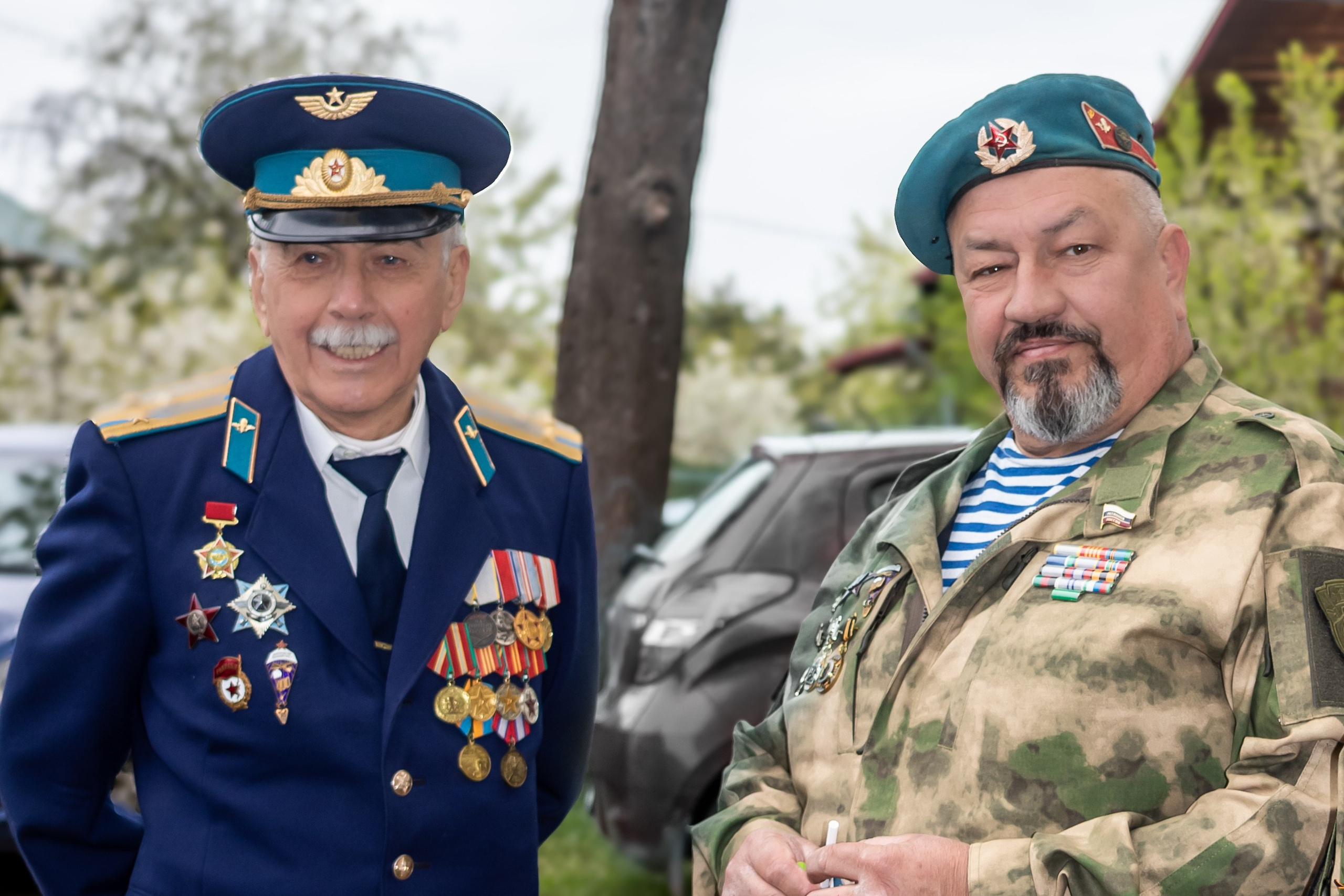 портрет двух мужчин в военной форме, фотограф Карасёва Елена