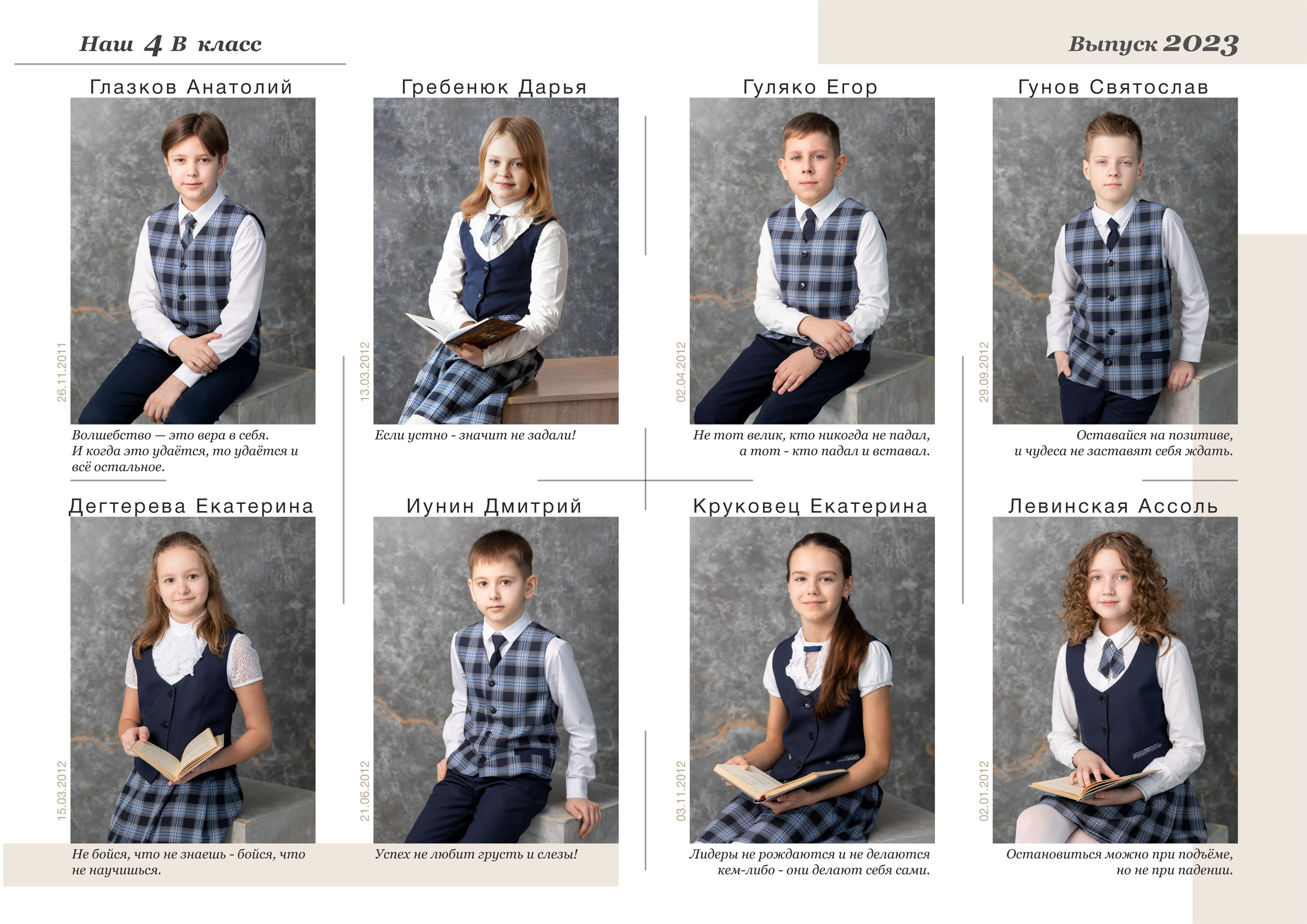 4 КЛАСС. Выпускные альбомы Новосибирск — Твой Альбом