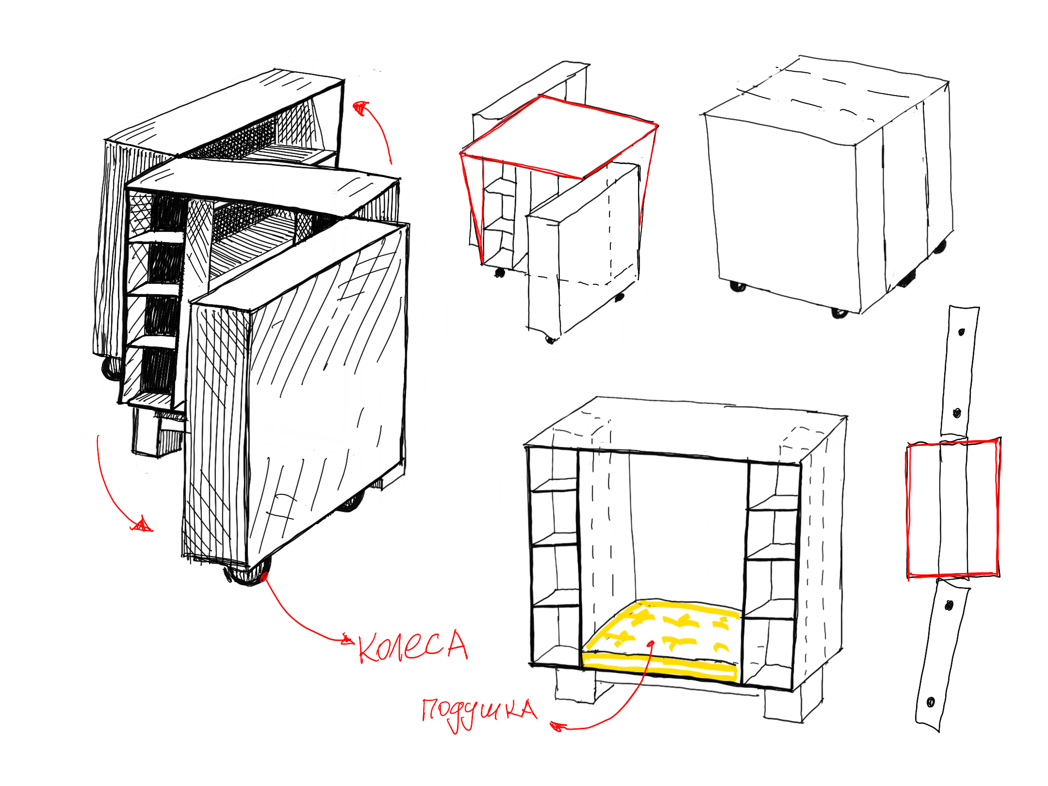 Шкаф. Художник Рыбак Николай