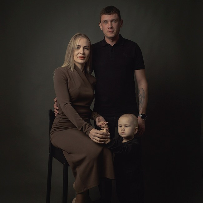 Семейный художественный фотопортрет в Краснодаре 