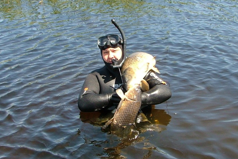 Подводная охота в Беларуси. Дайвинг-клуб «Капитан Морган», Беларусь