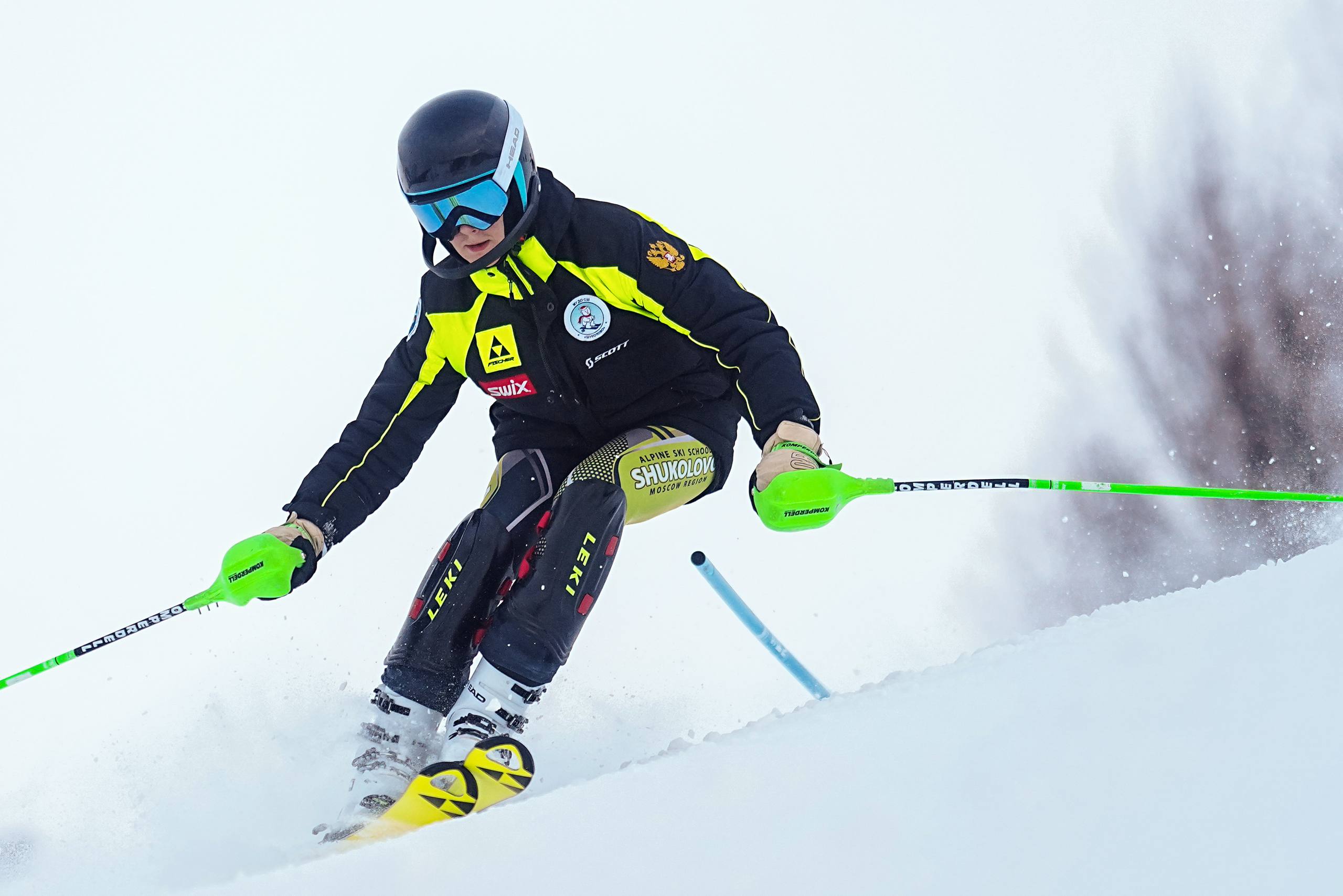 Фото с соревнований по горнолыжному спорту в Дмитровском городском округе Московской области 2025-20256. Фотограф Студитский Евгений