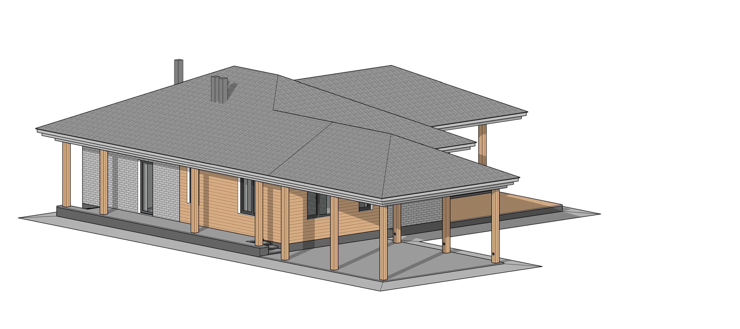 Дом Сахалин 100 м². Архитектурно-дизайнерское бюро ROOMS