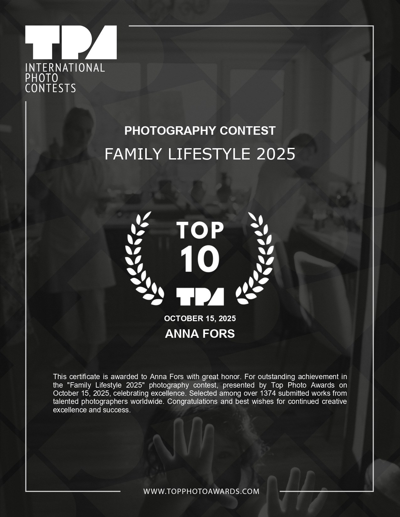 Конкурсы. Арт-ню фотограф, Фотохудожник в Москве Анна Форс