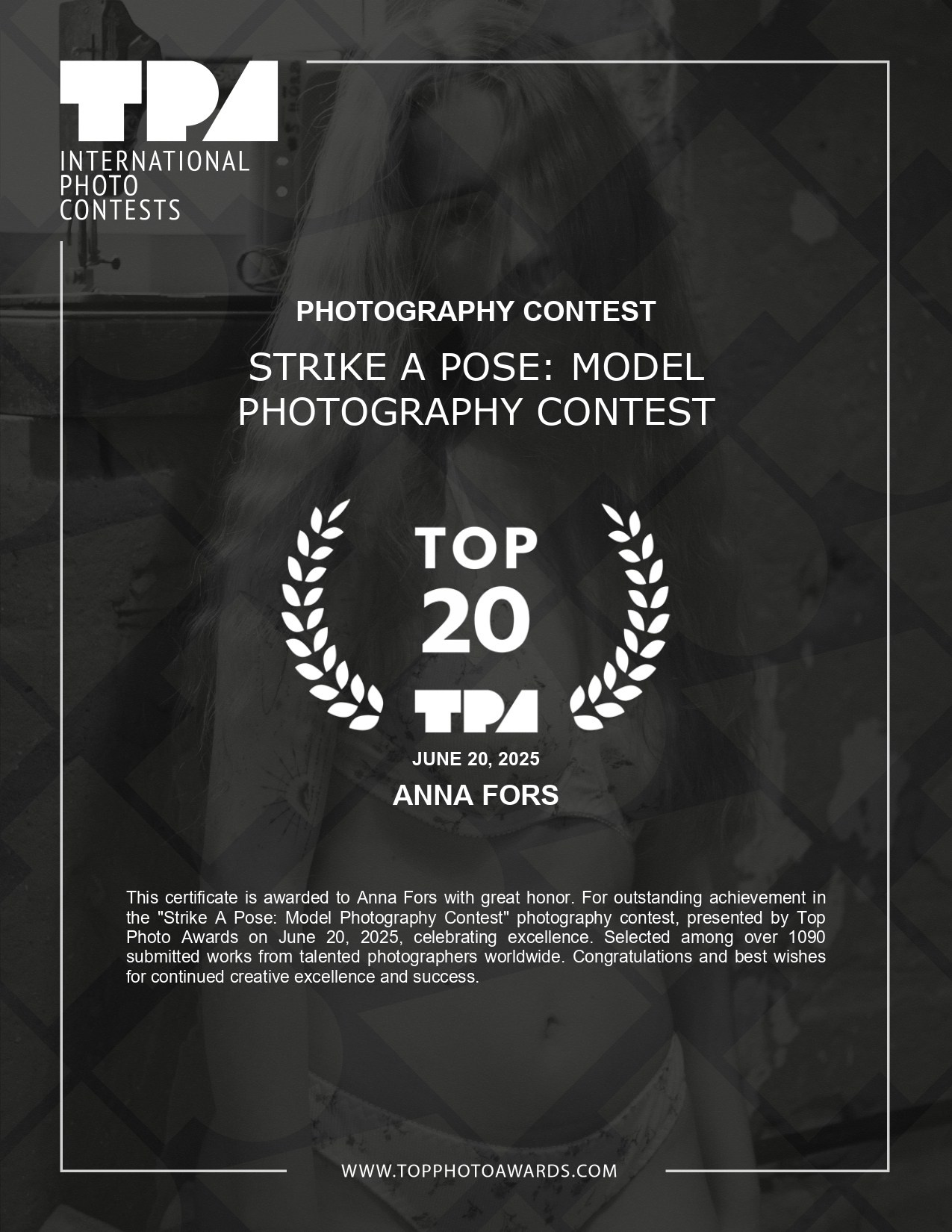 Конкурсы. Арт-ню фотограф, Фотохудожник в Москве Анна Форс