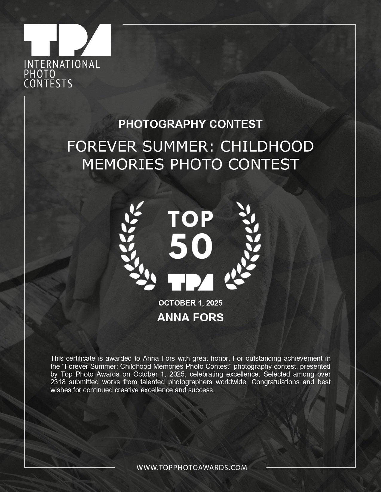 Конкурсы. Арт-ню фотограф, Фотохудожник в Москве Анна Форс