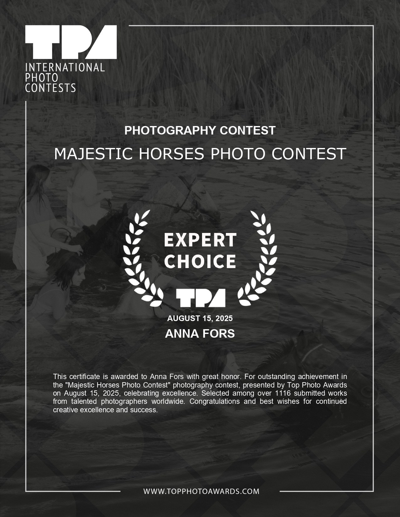 Конкурсы. Арт-ню фотограф, Фотохудожник в Москве Анна Форс