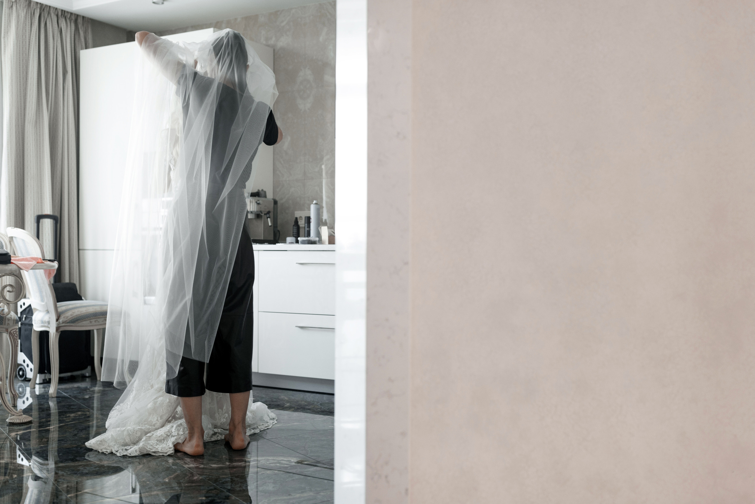 Фотосессия венчания прекрасной пары  в Минске