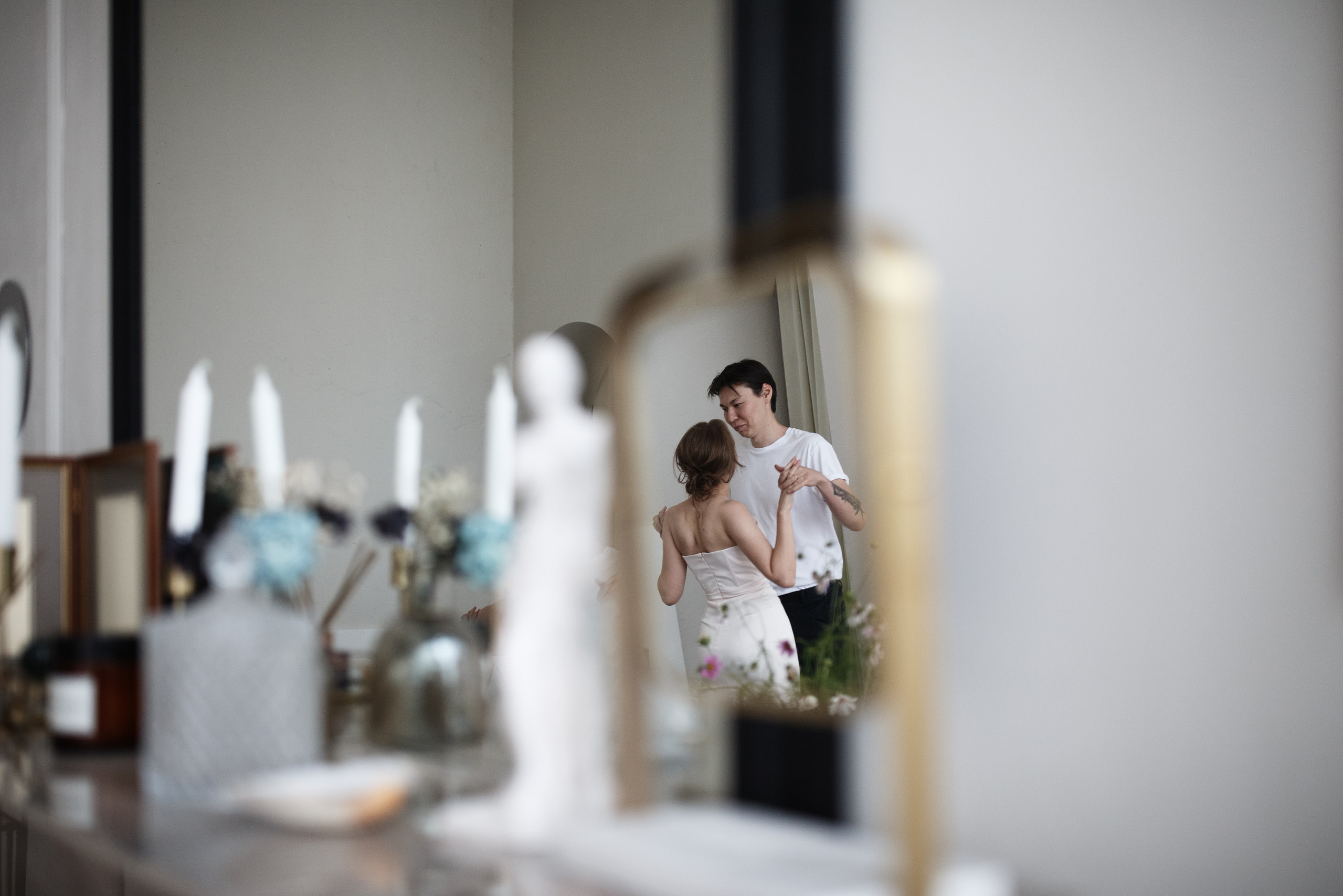 Фотосессия в студии при естественном освещении