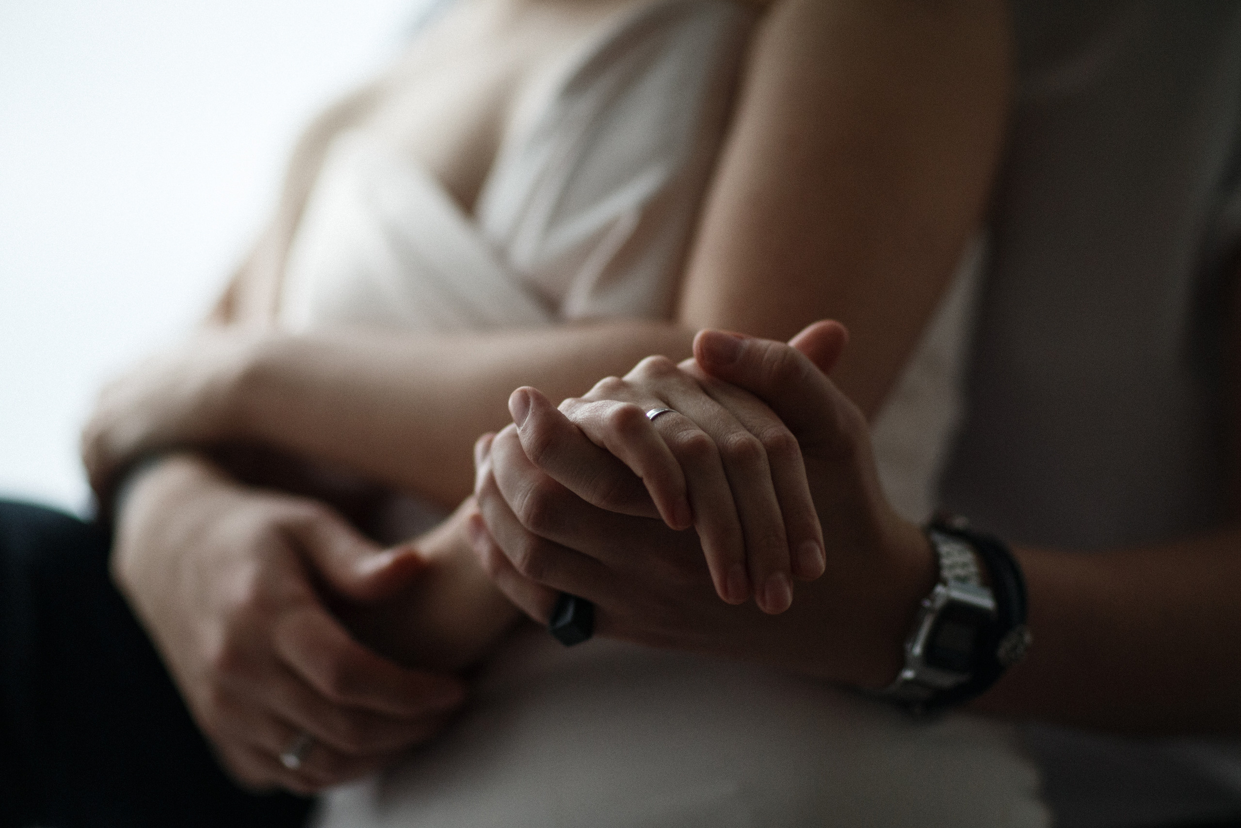 Фотосессия в студии при естественном освещении