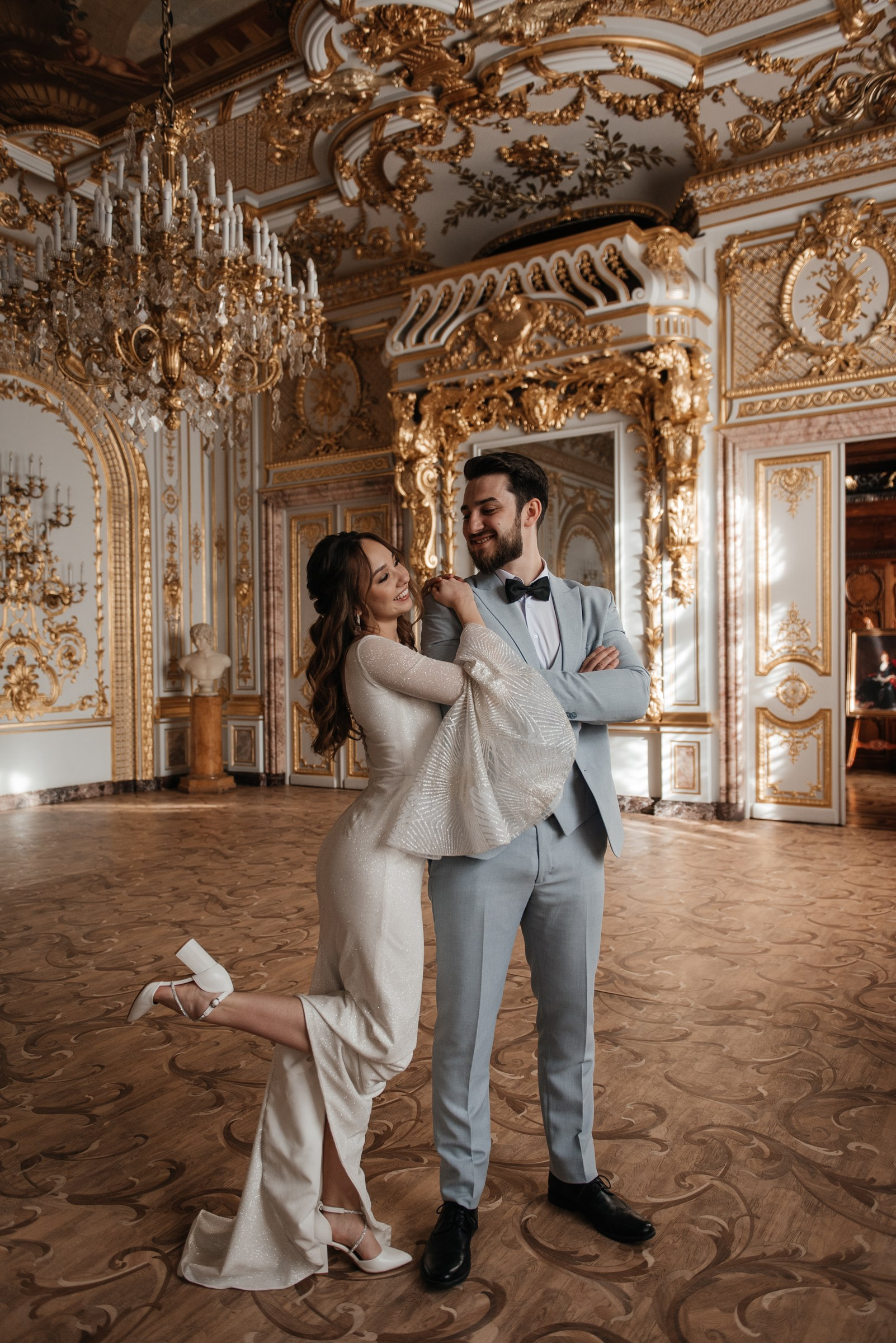 свадебная фотосессия в Доме Архитектора, свадебная фотосессия в особняке Половцева