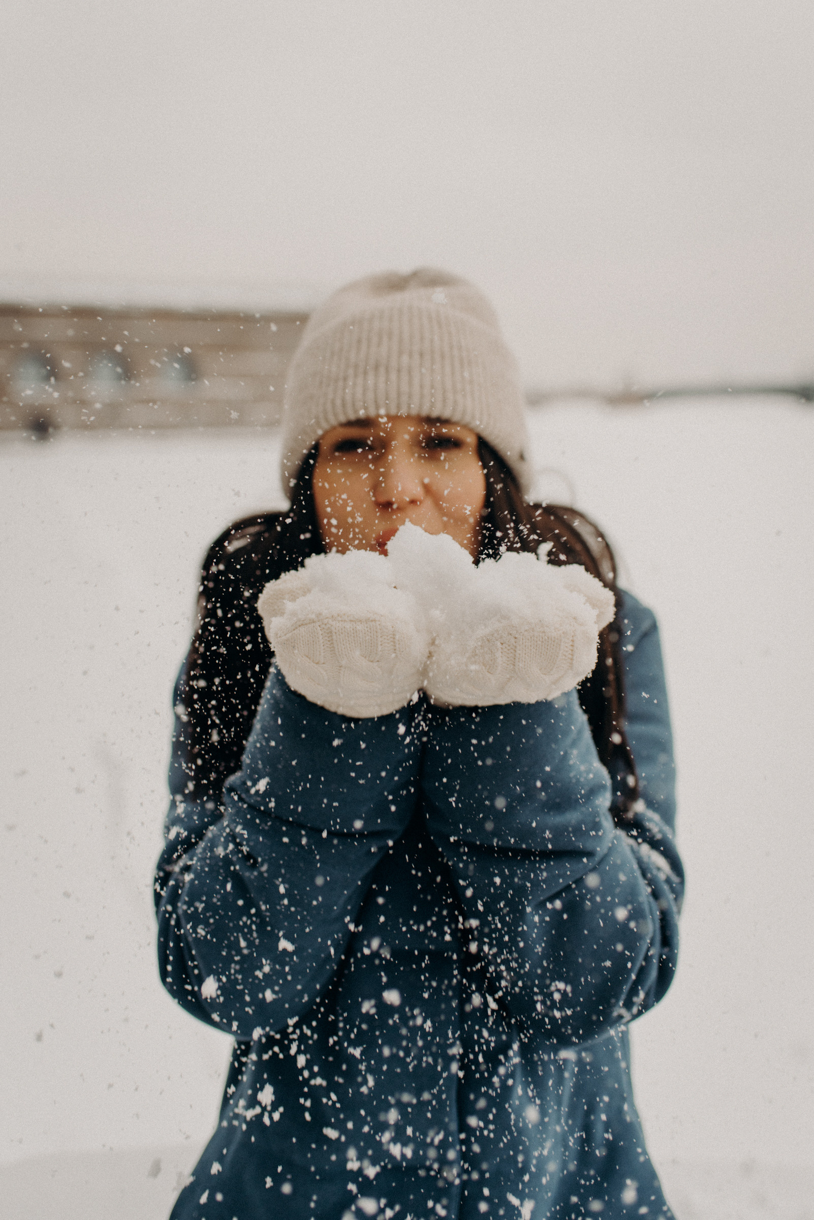 зимняя фотосессия на улице