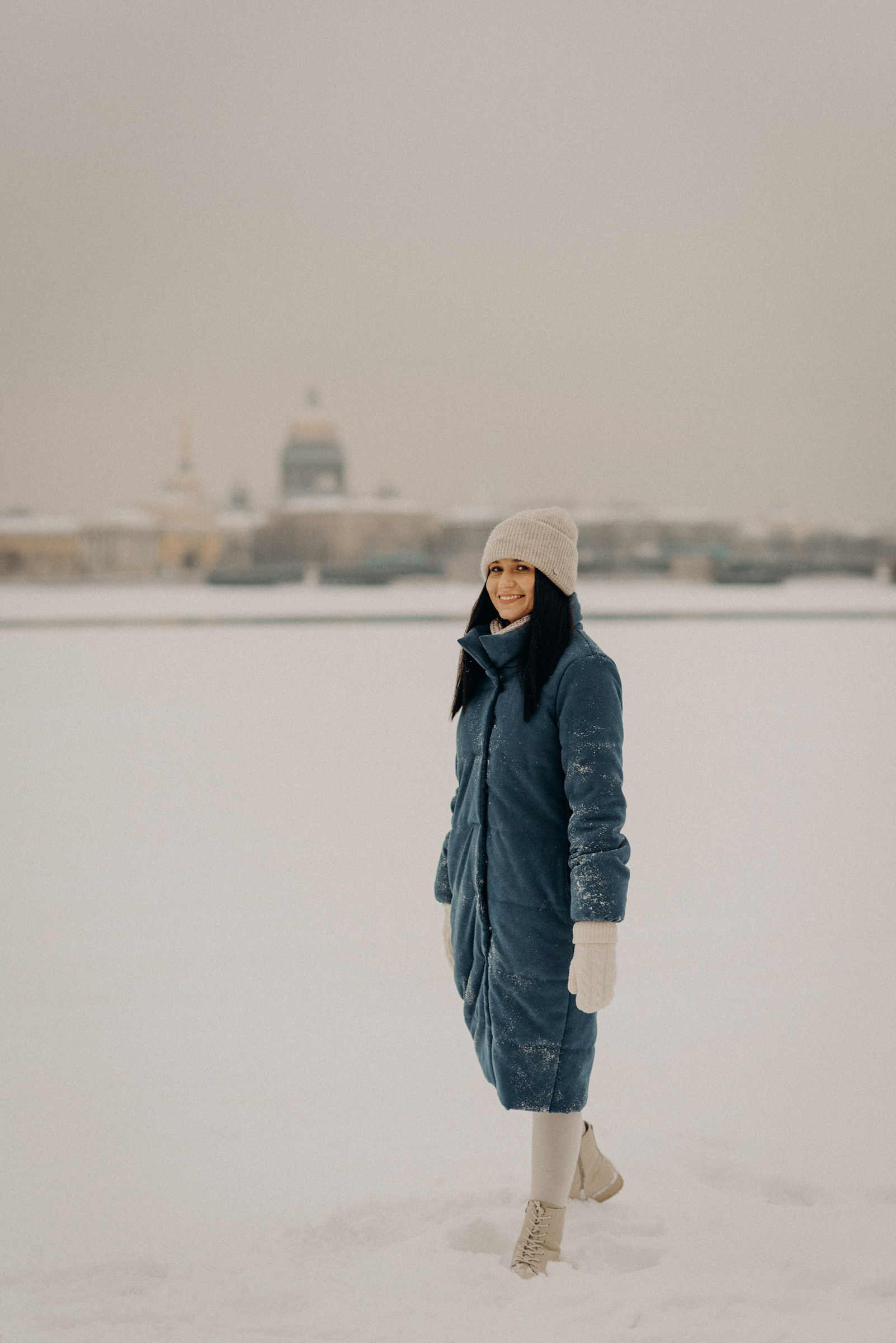 зимняя фотосессия на улице