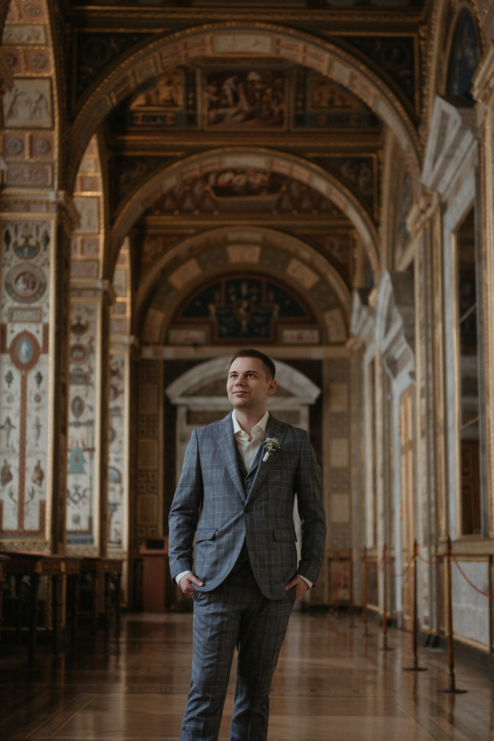 свадебная фотосессия в Эрмитаже