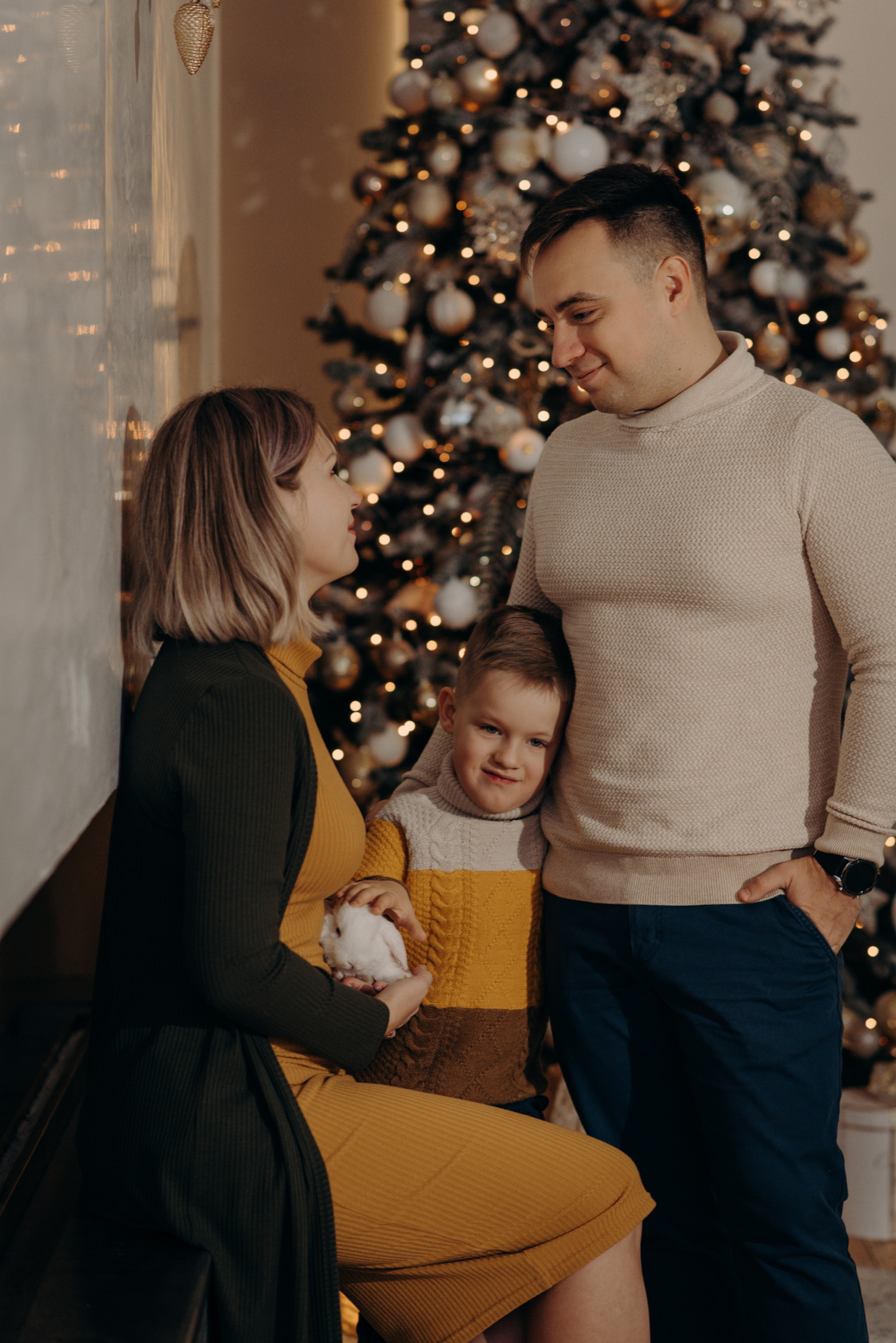 новогодняя фотосессия в студии в спб