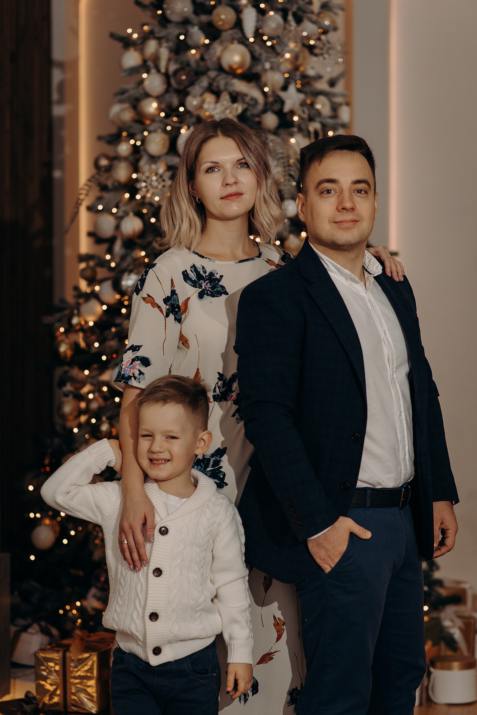 новогодняя фотосессия в студии в спб