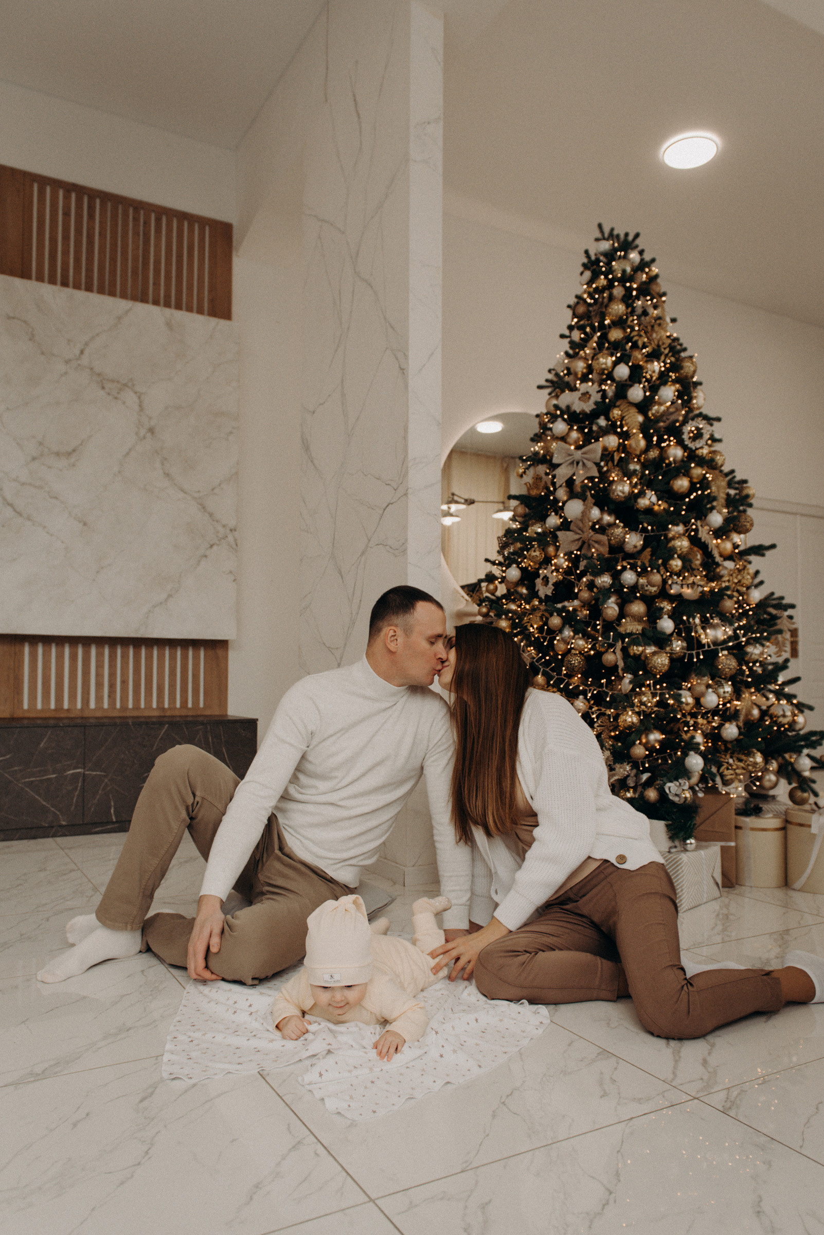 новогодняя фотосессия в студии в спб