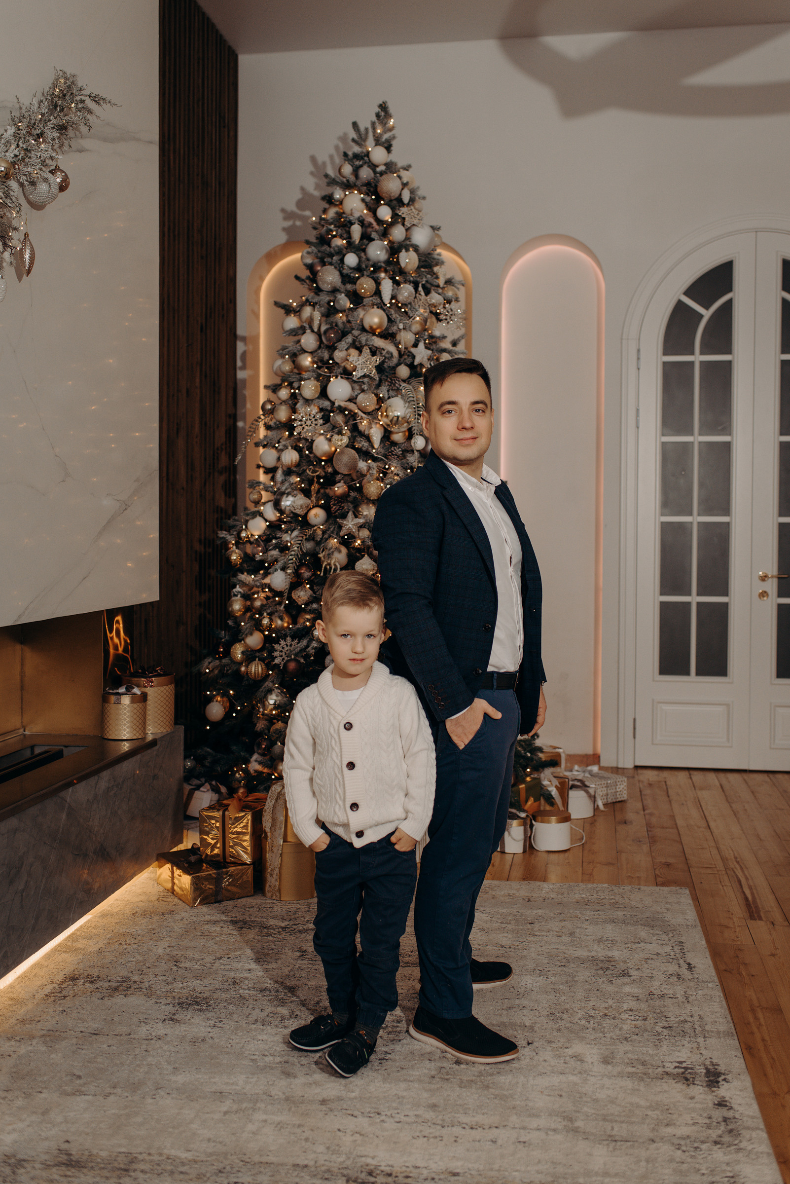 новогодняя фотосессия в студии в спб