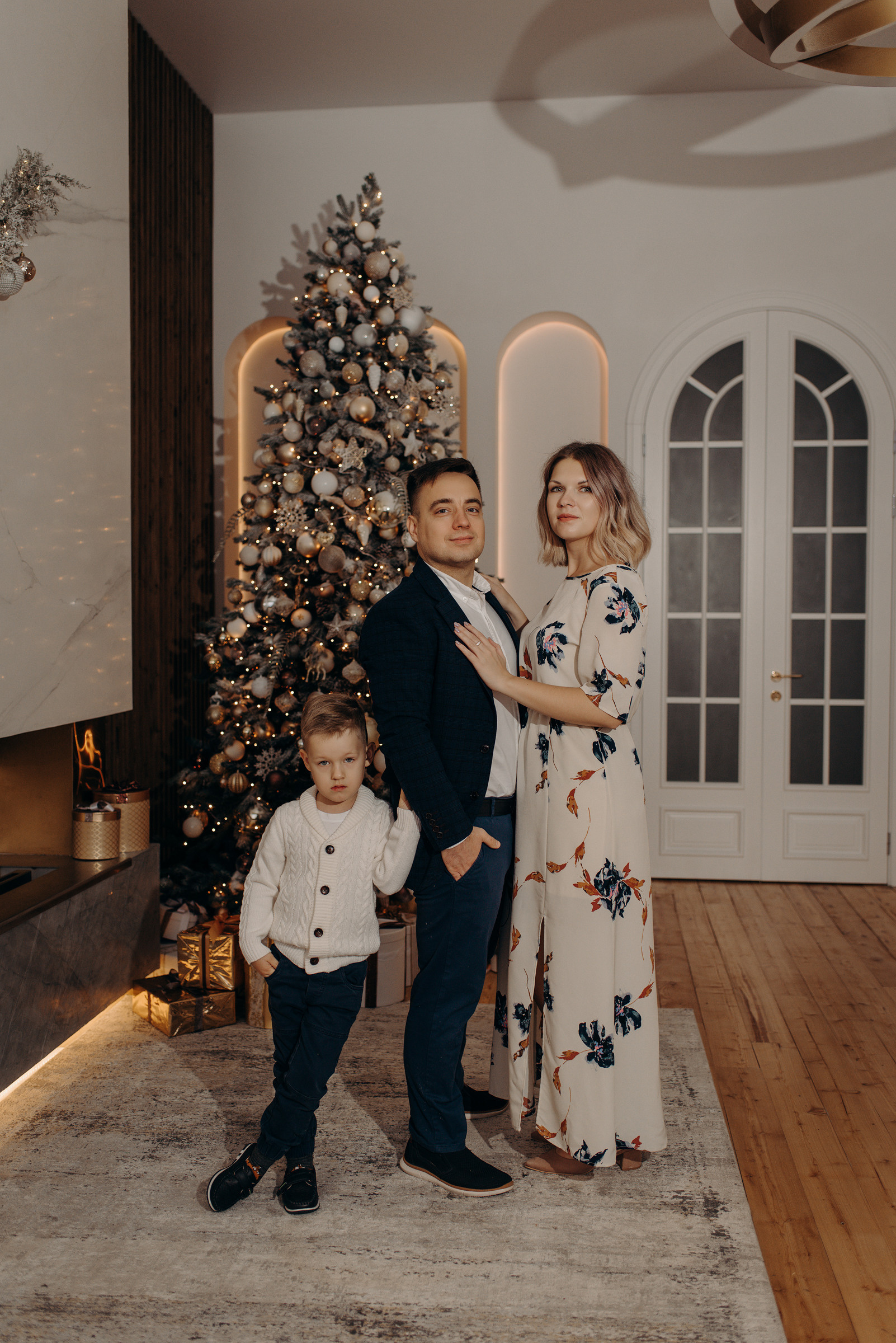 новогодняя фотосессия в студии в спб