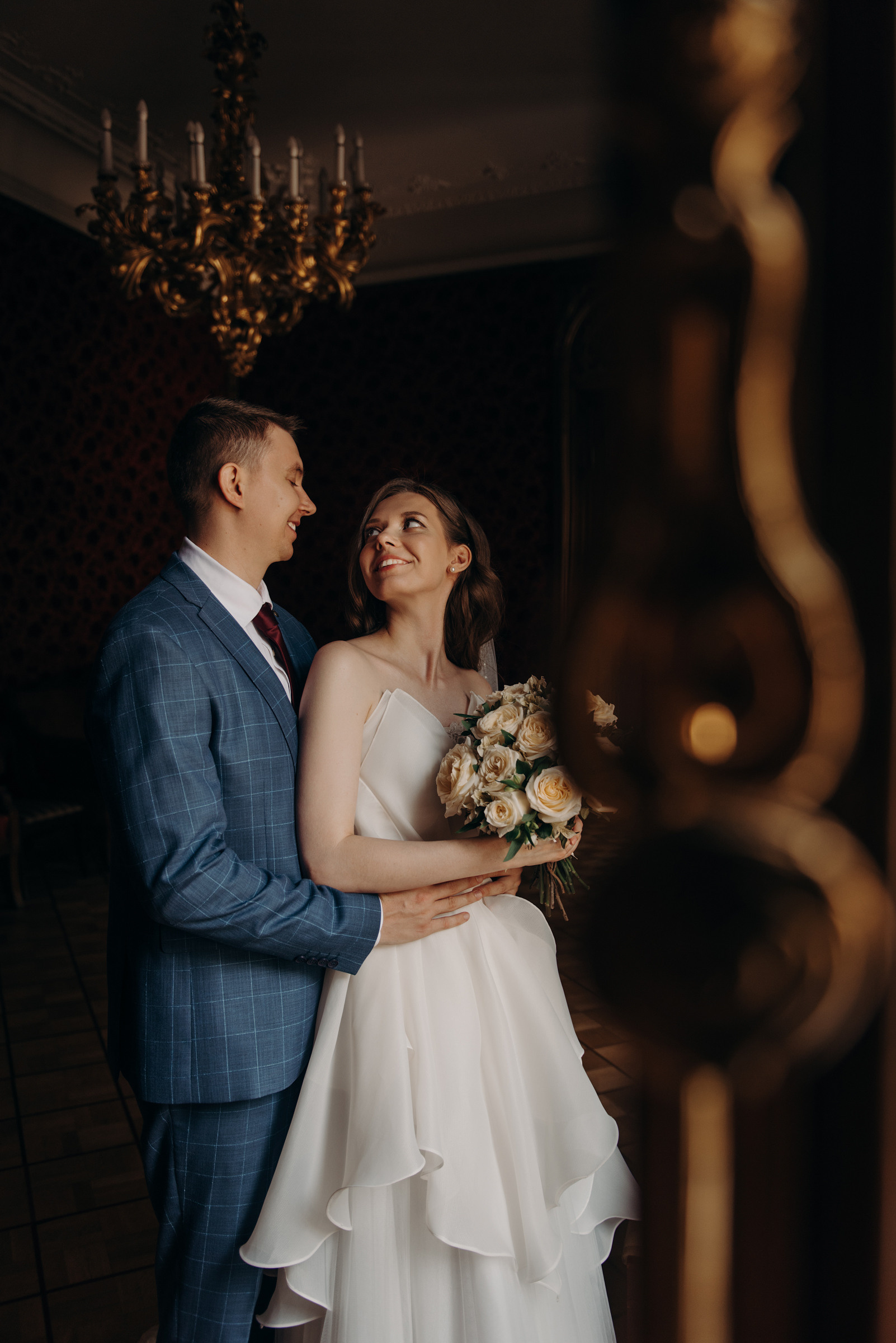 свадебная фотосессия в Доме Архитектора, свадебная фотосессия в особняке Половцева