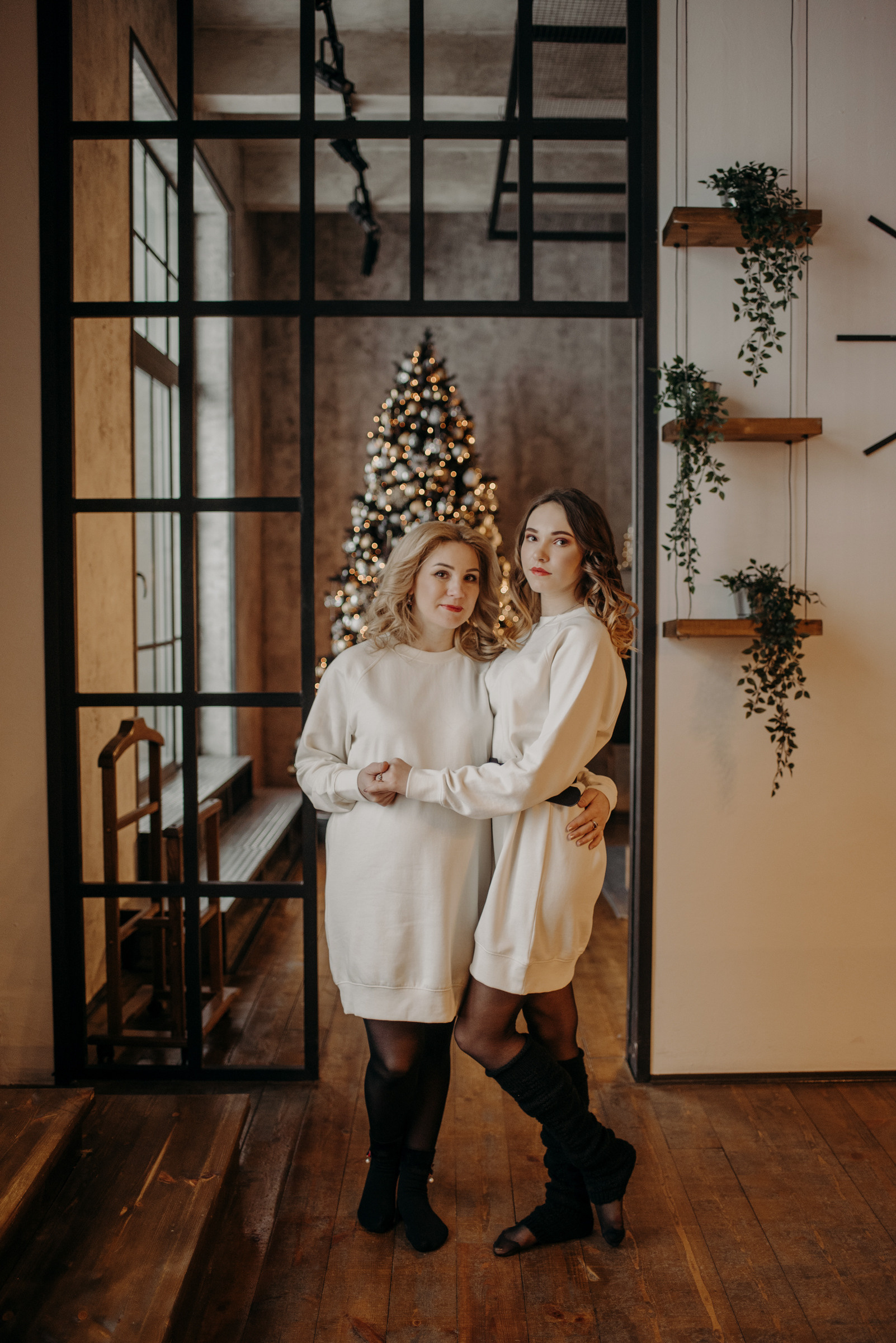 новогодняя фотосессия в студии в спб