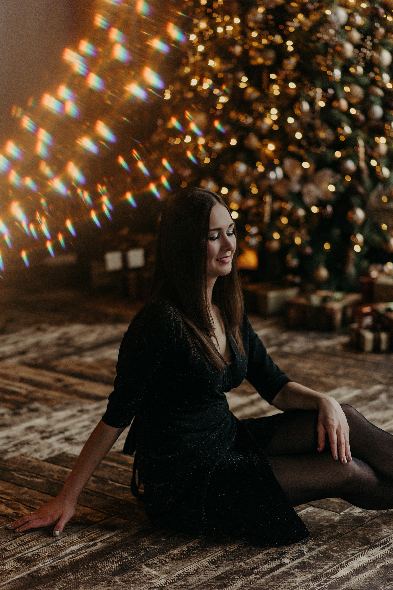 новогодняя фотосессия в студии в спб