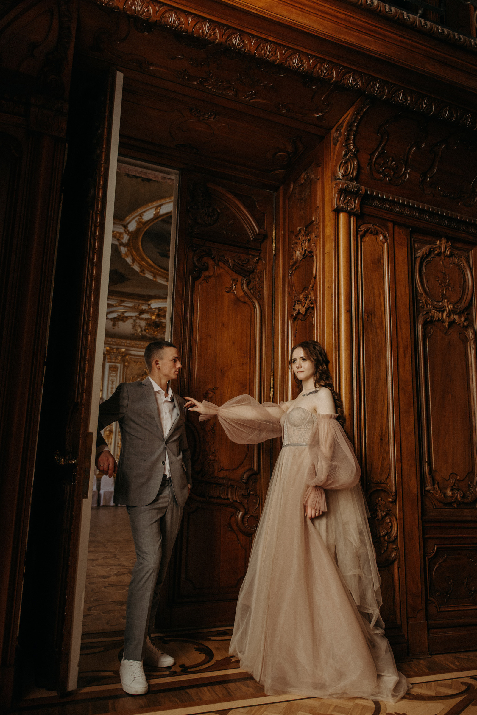 свадебная фотосессия в Доме Архитектора