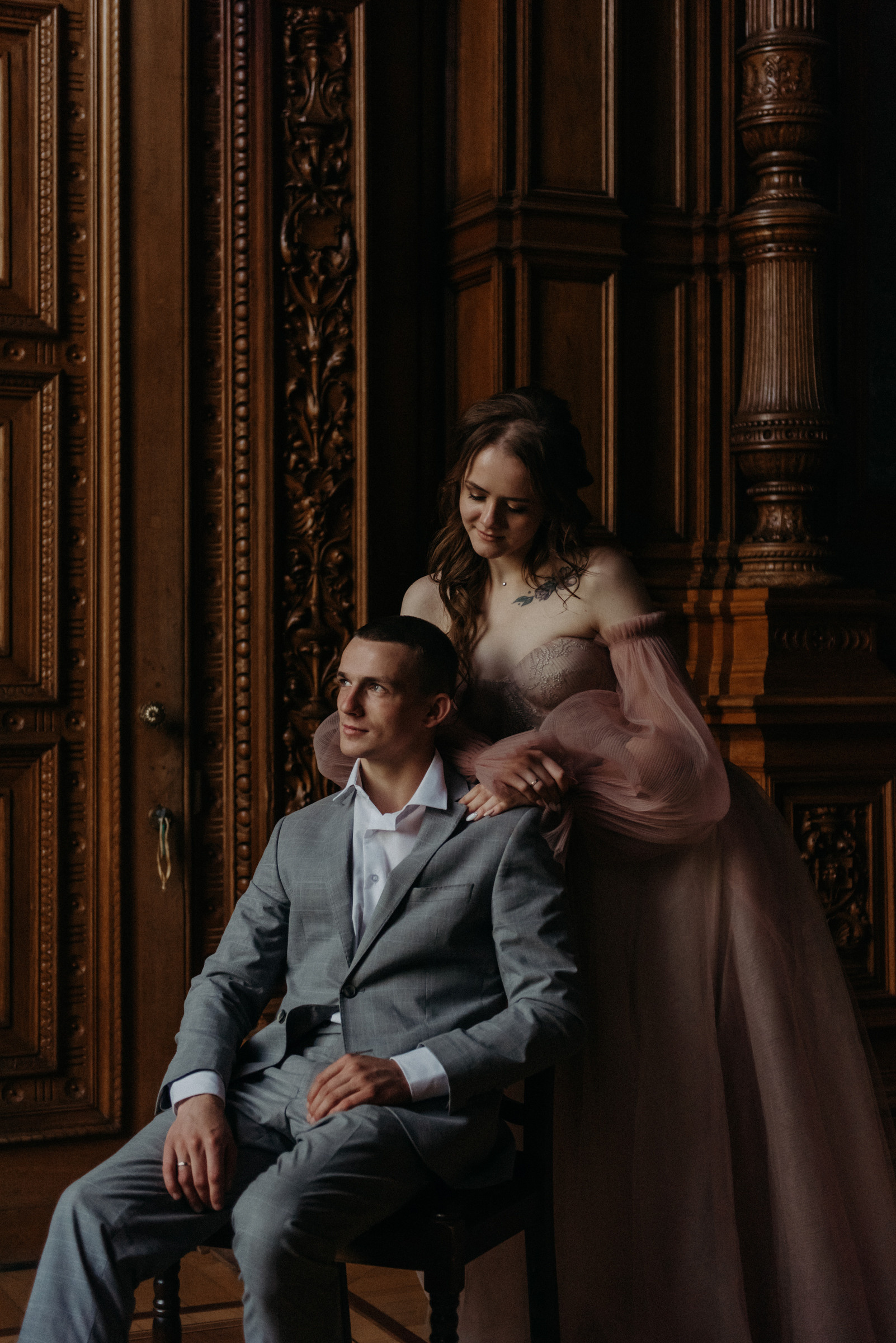 свадебная фотосессия в Доме Архитектора