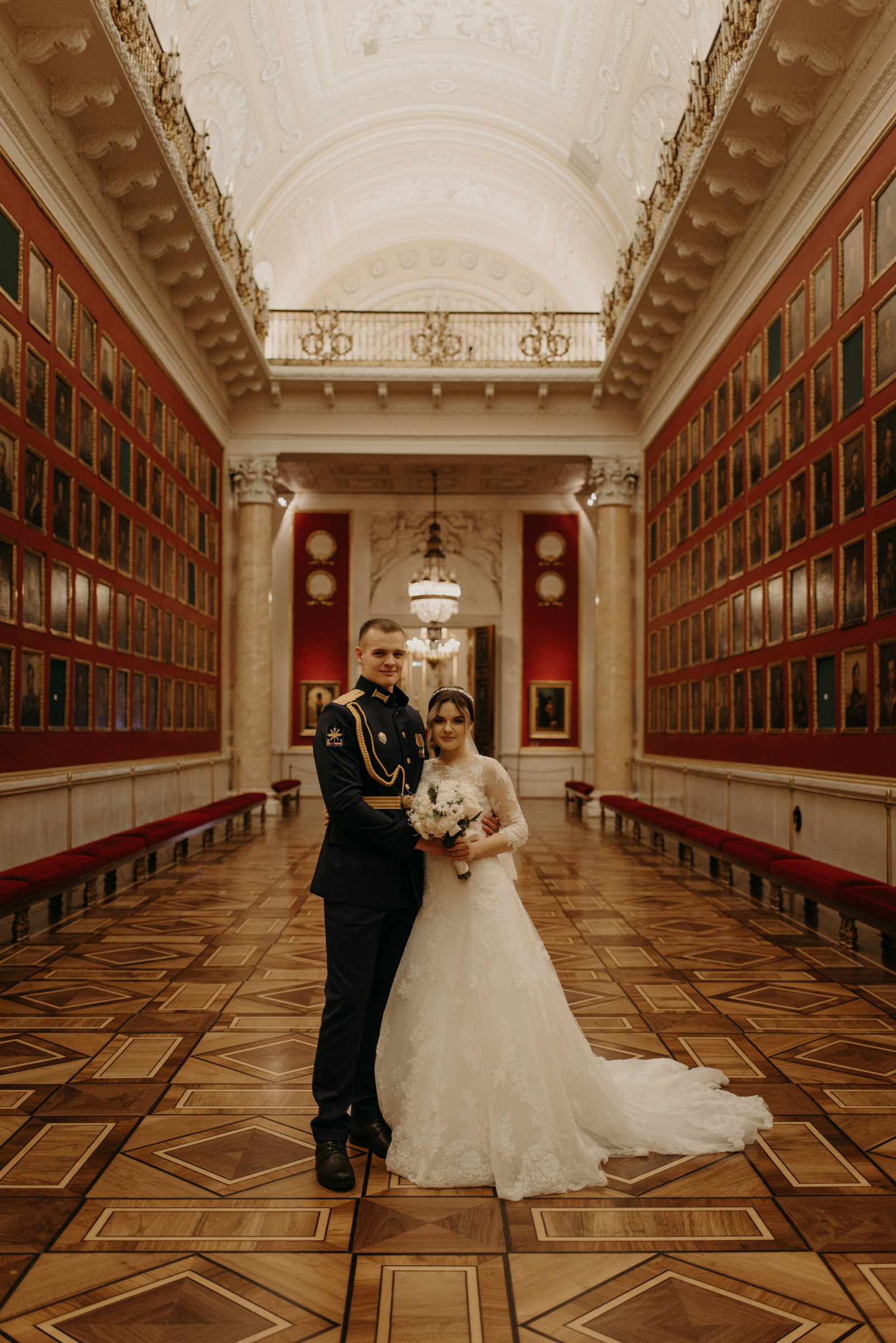 свадебная фотосессия в Эрмитаже