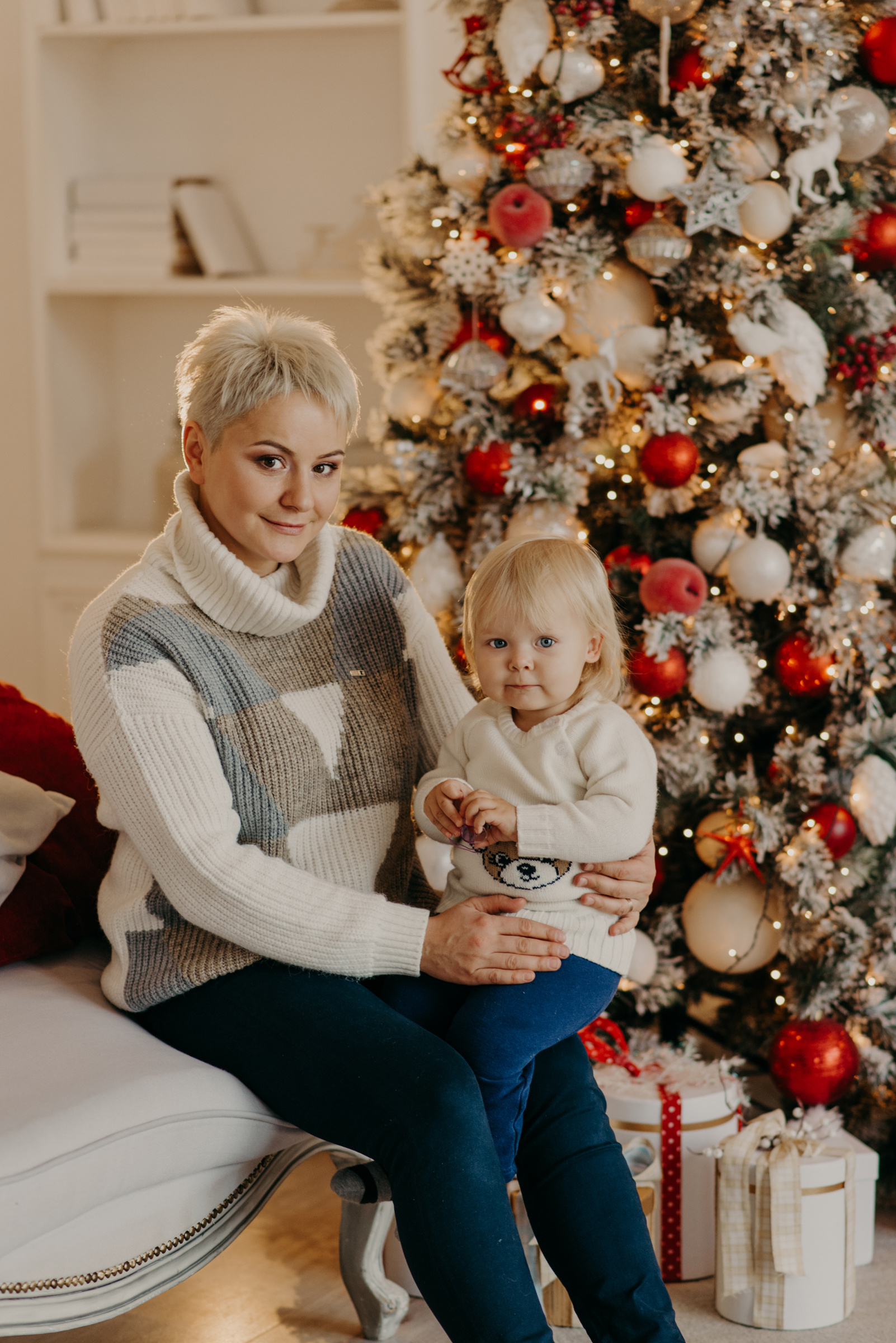 новогодняя фотосессия в студии в спб