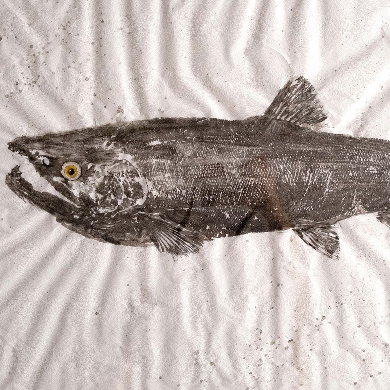 Гётаку (отпечатки рыб). Художник, фотограф Ирина Тен