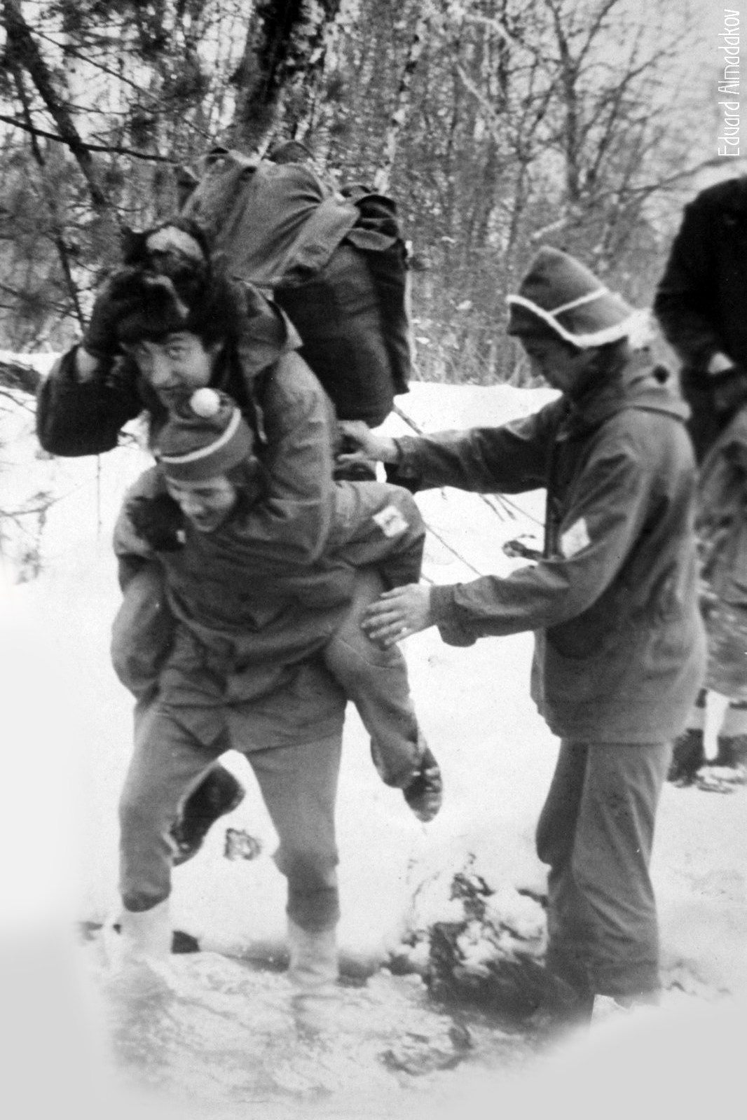 Бригантина 76 на гастролях (1976). Фотограф Эдуард Алмадаков