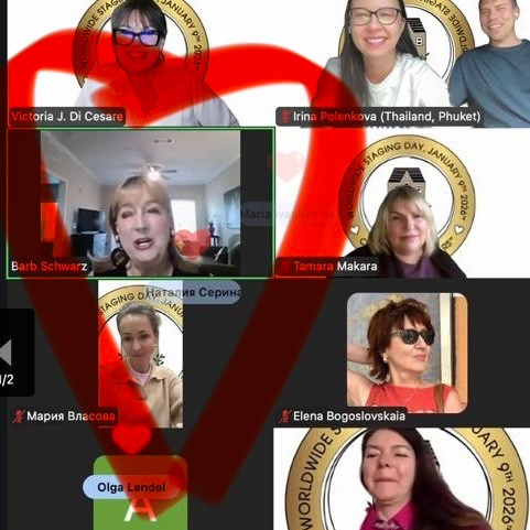 Личное поздравление Барб Шварц: как энергия создателя хоумстейджинга заряжает всю индустрию. Власова Мария Хоумстейджер в Великом Новгороде