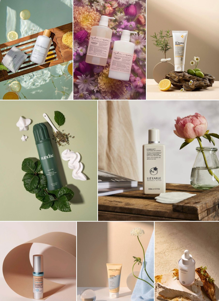 Разработка визуальной концепции из косметических средств